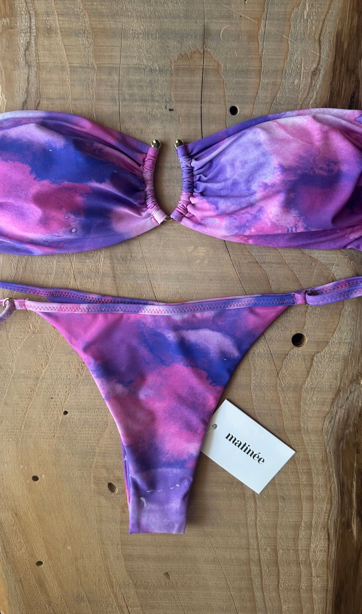 Bikini Fascia Nuvola Viola
