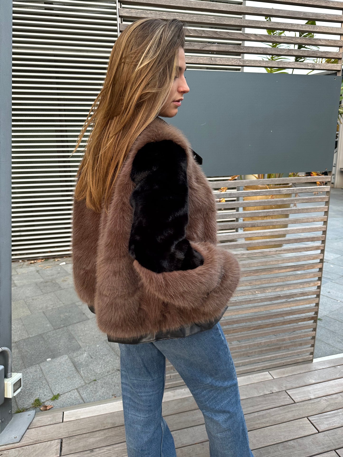 Eco-Pelliccia Brown