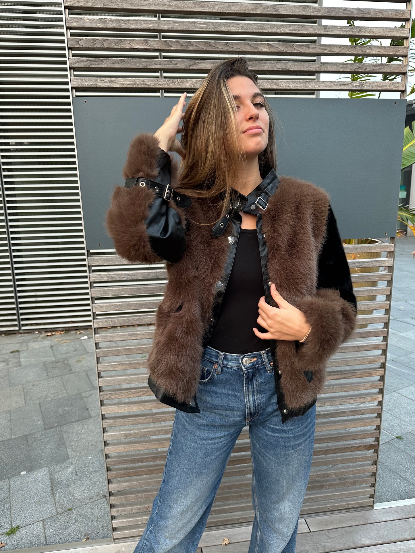 Eco-Pelliccia Brown
