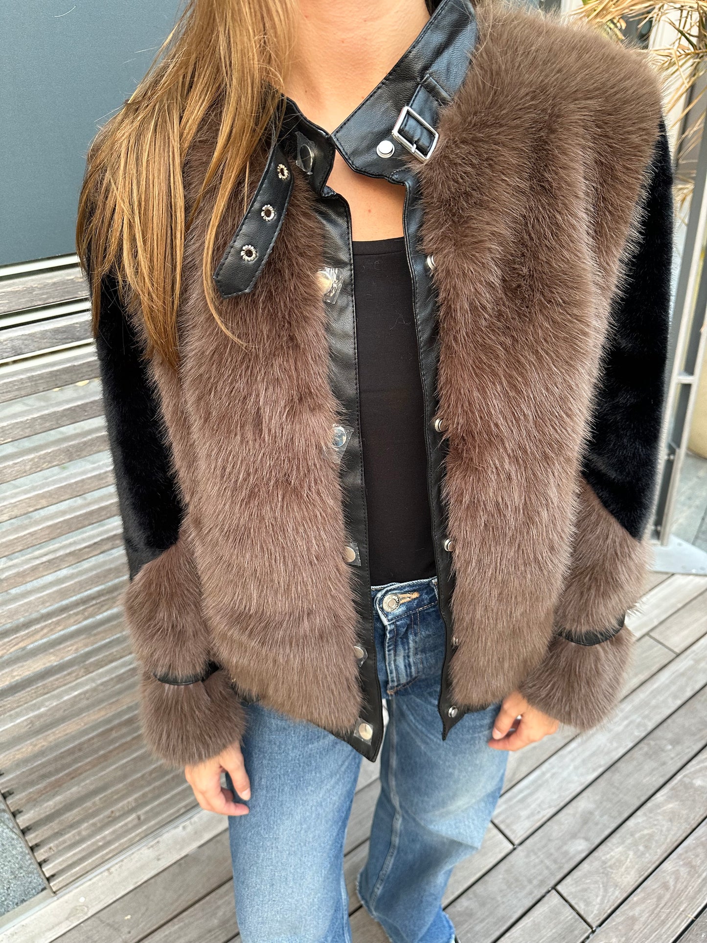 Eco-Pelliccia Brown