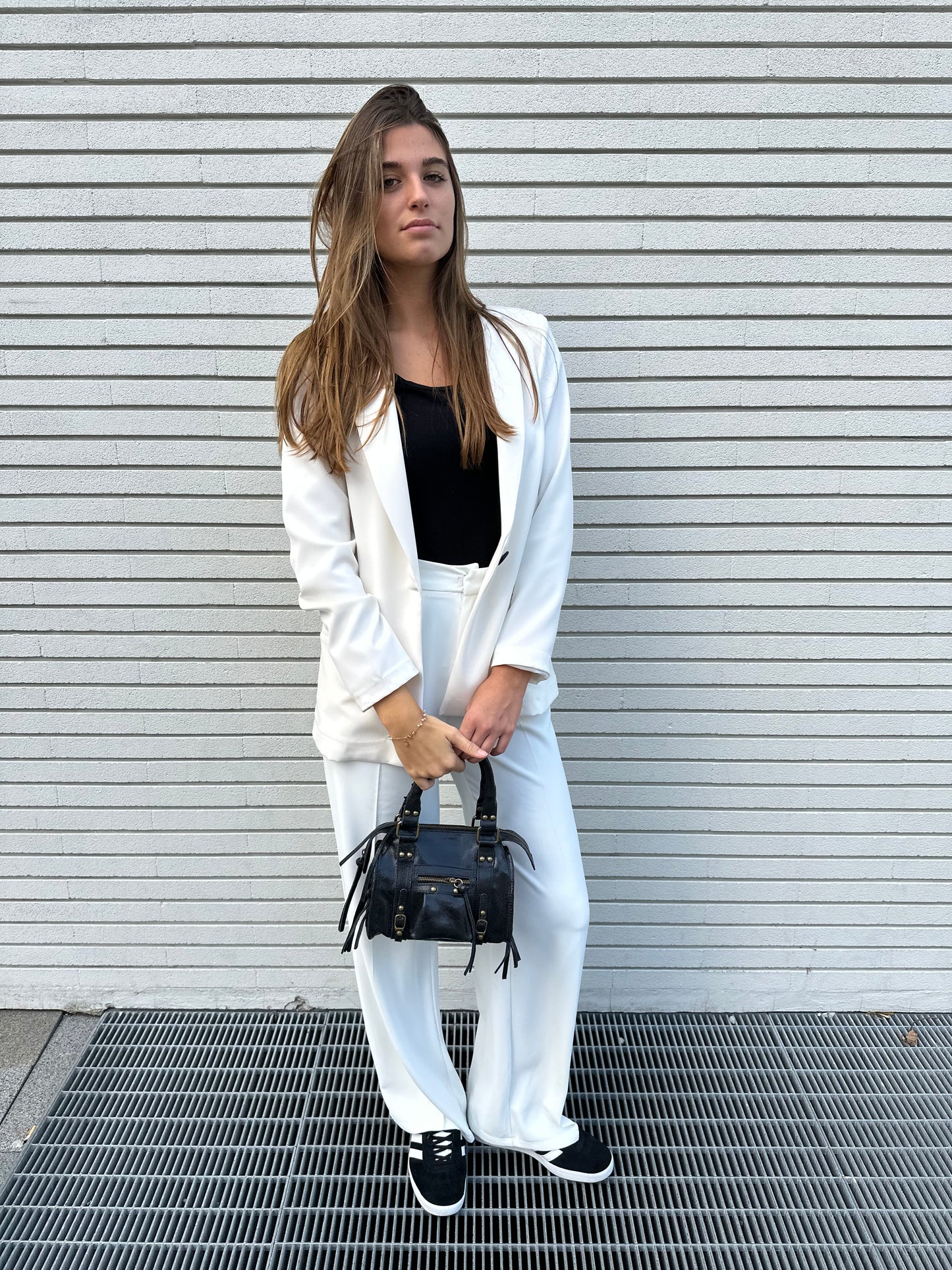 Pantaloni a palazzo bianchi