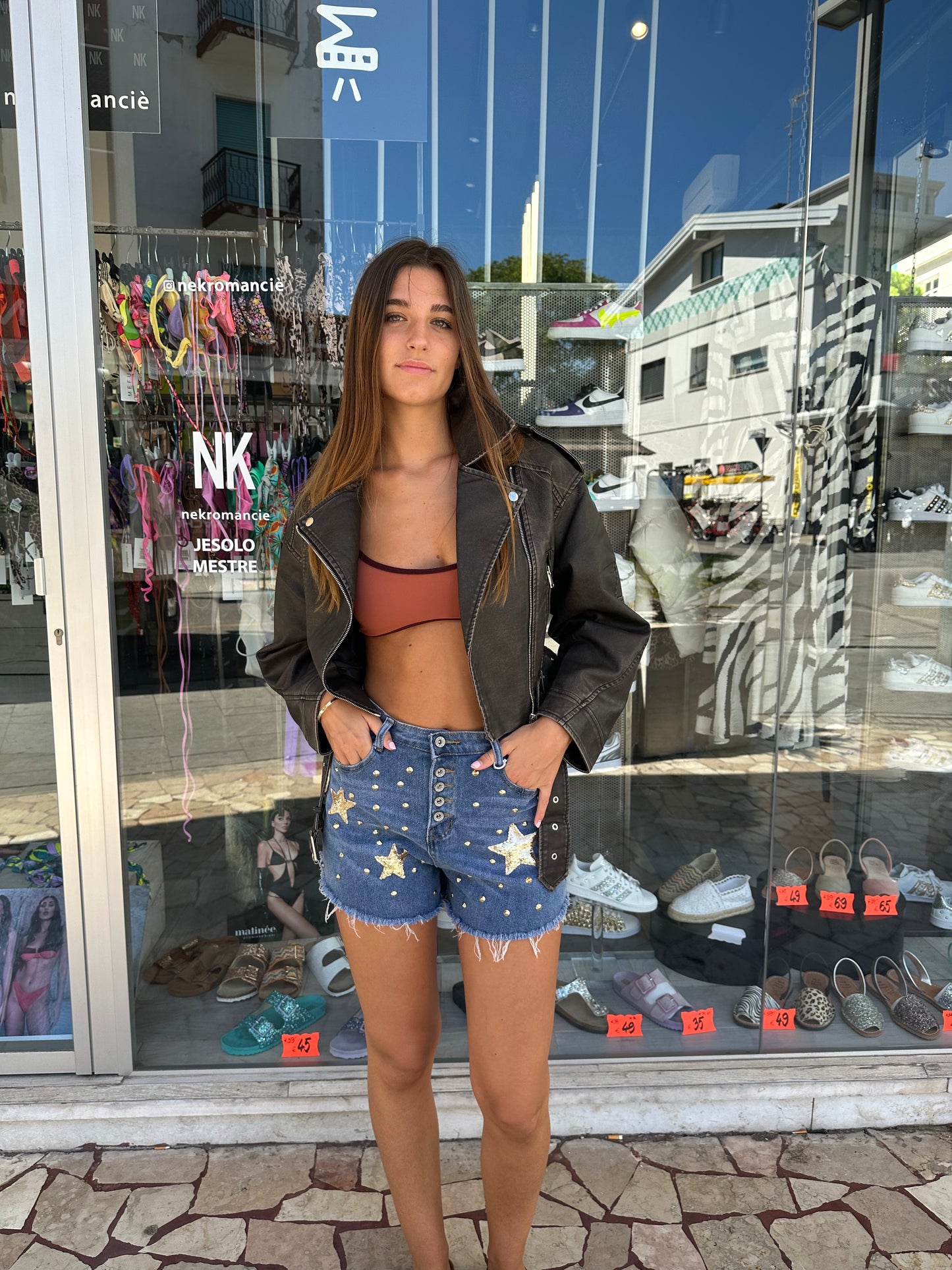 Chiodo Over-size Crop