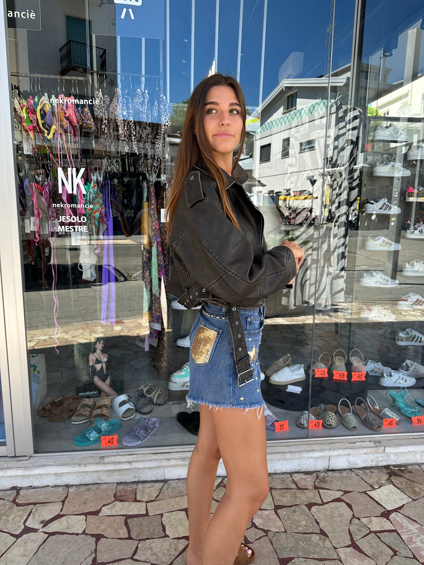 Chiodo Over-size Crop