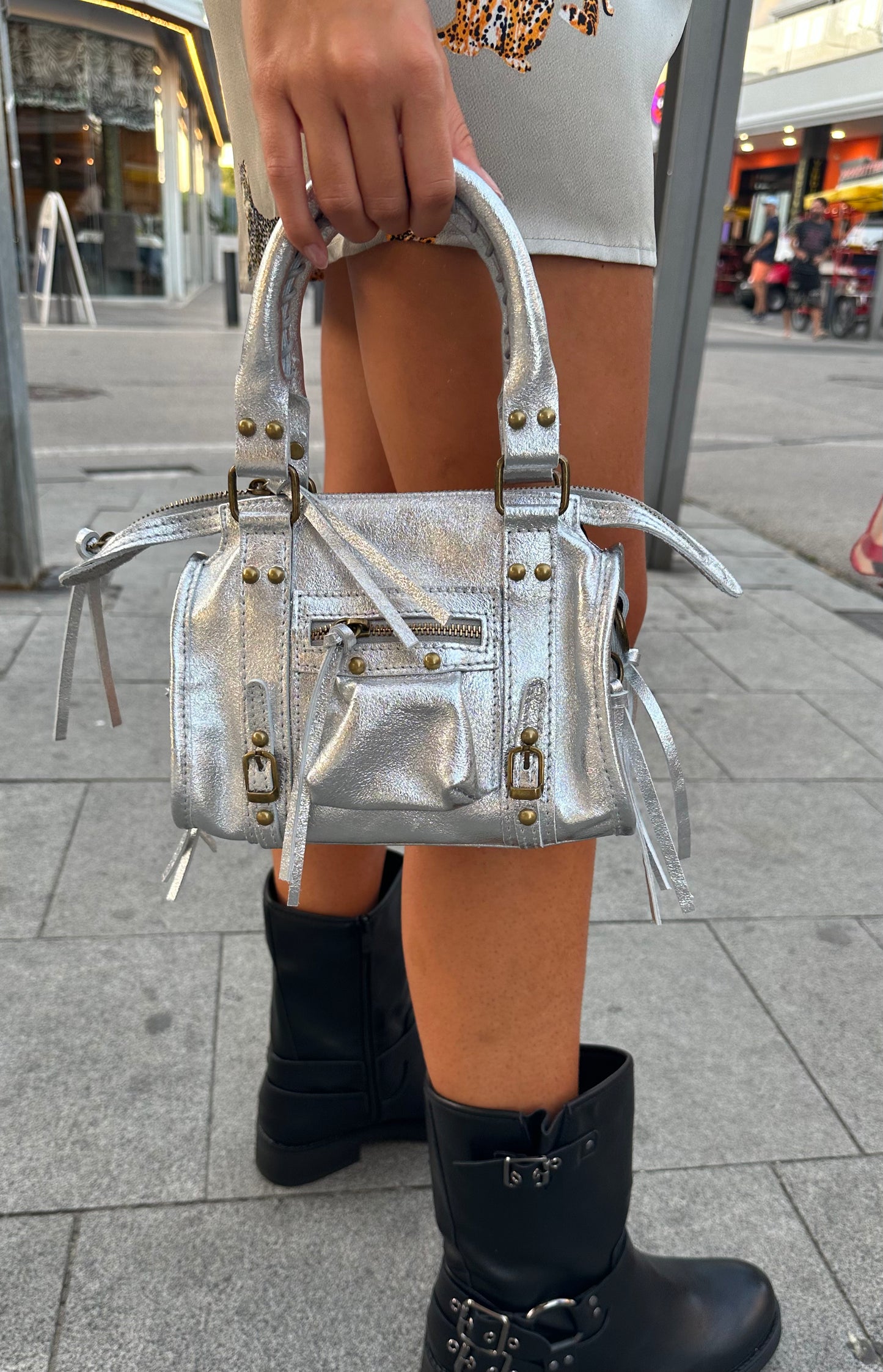 Borsa in vera pelle