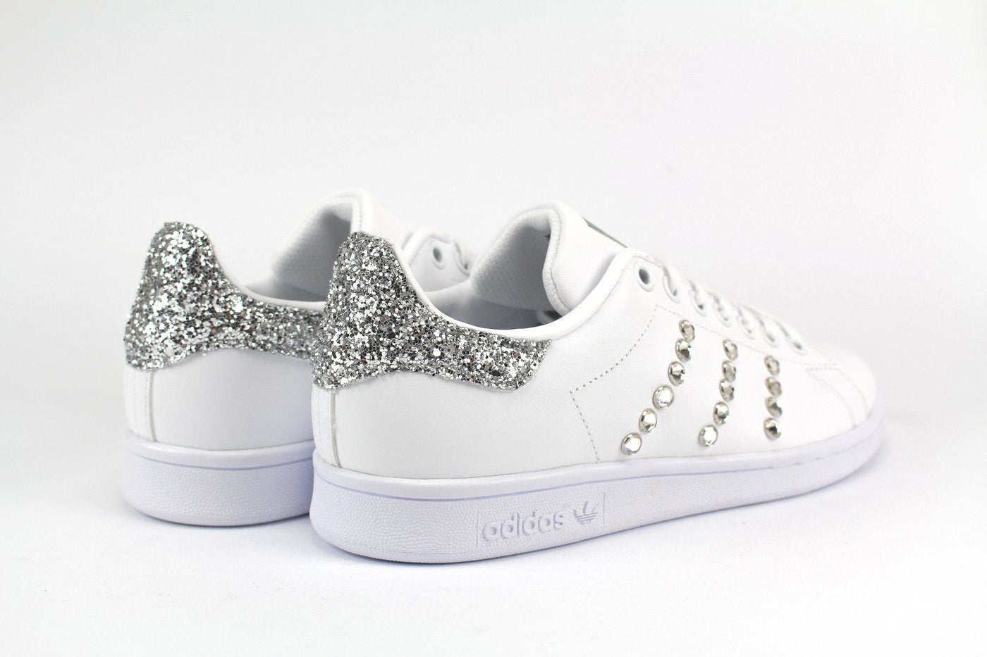 STAN SMITH TALLONE ARGENTO E STRASS