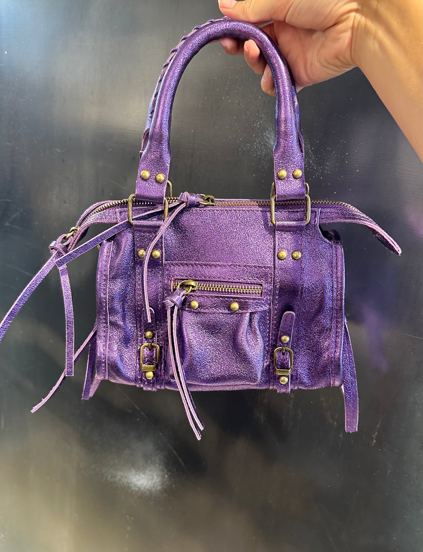 Borsa in vera pelle