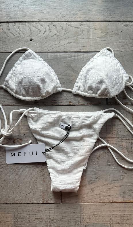 Bikini Triangolo Guarda Pampa Bianco