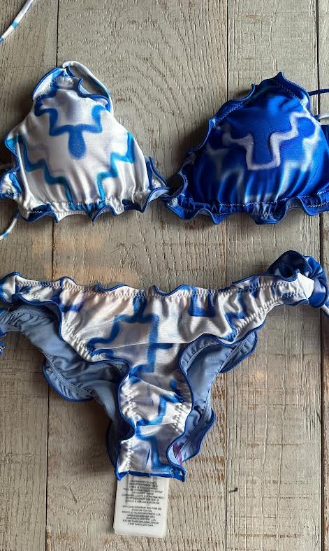 Triangolo Frou Frou Guarda Pampa Azzurro