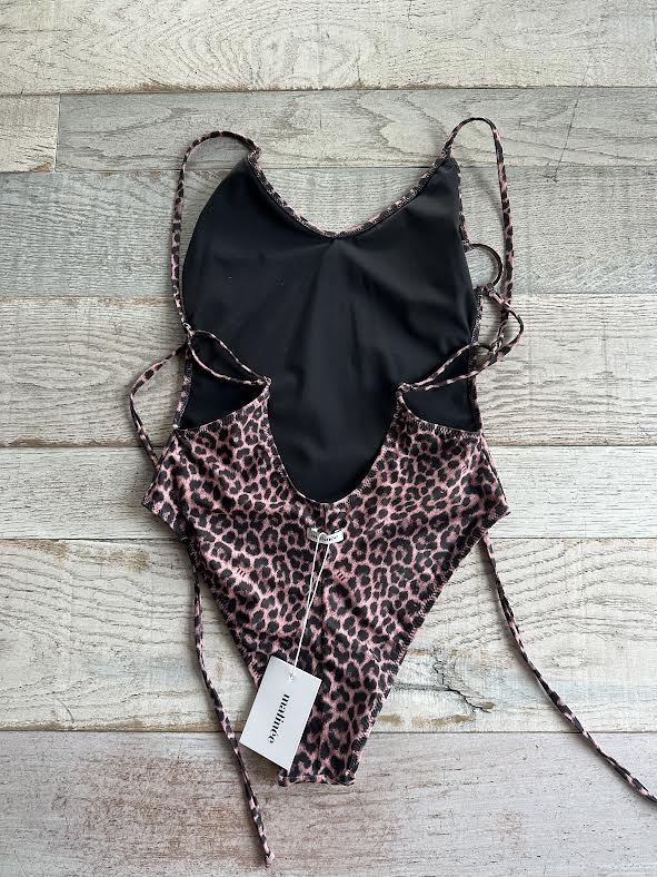Bikini Intero Leopardato Rosa