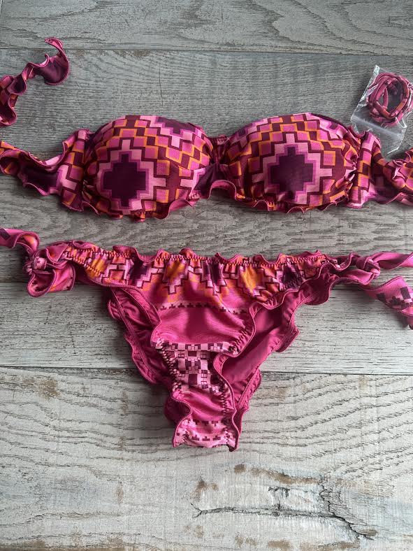 Bikini Fascia Frou Frou Guarda Pampa Fucsia
