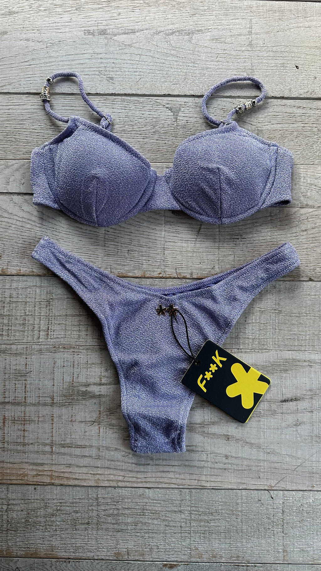 Balconcino in Lurex Lilla