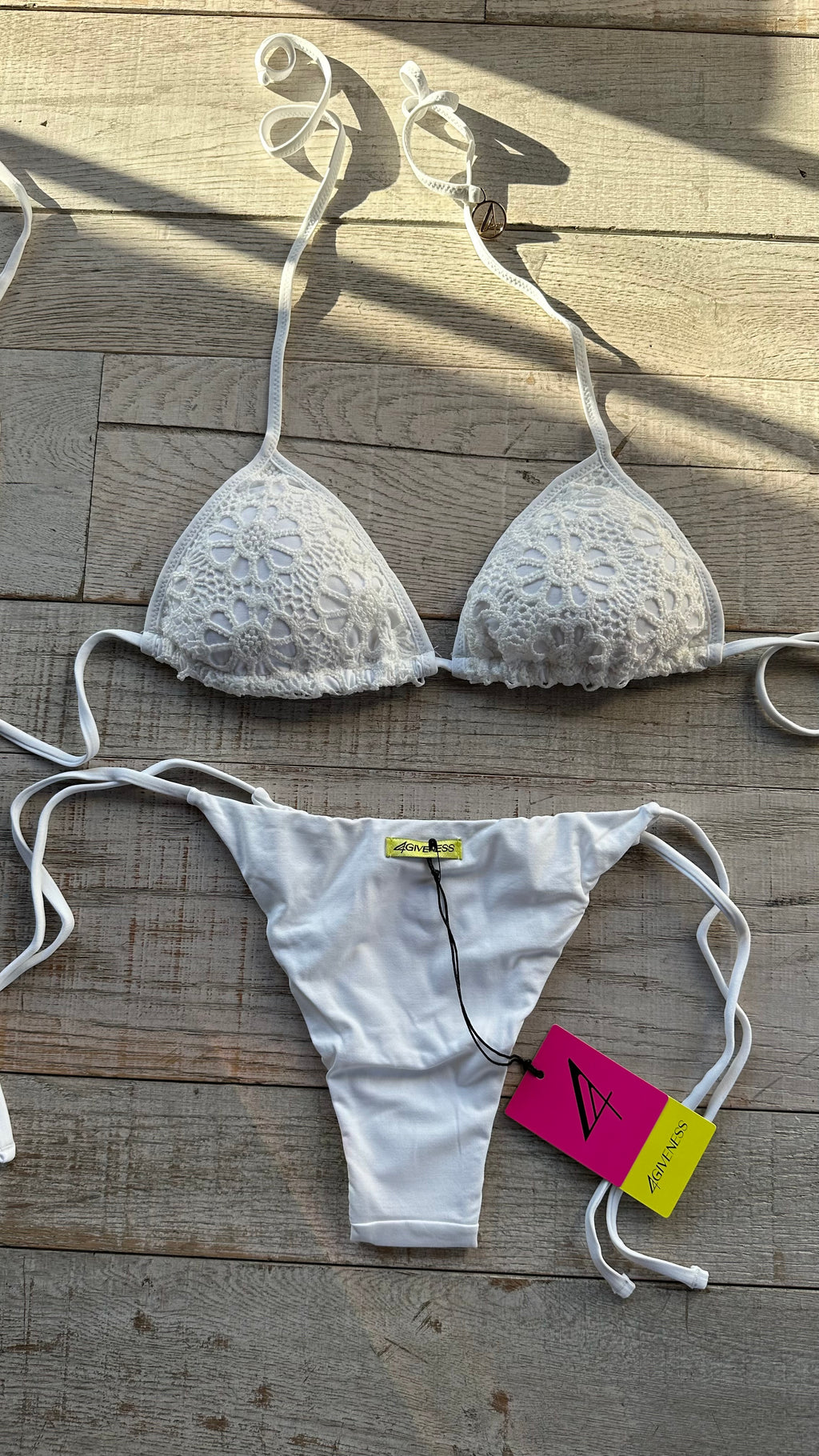 Triangolo Sangallo Floreale in Lycra