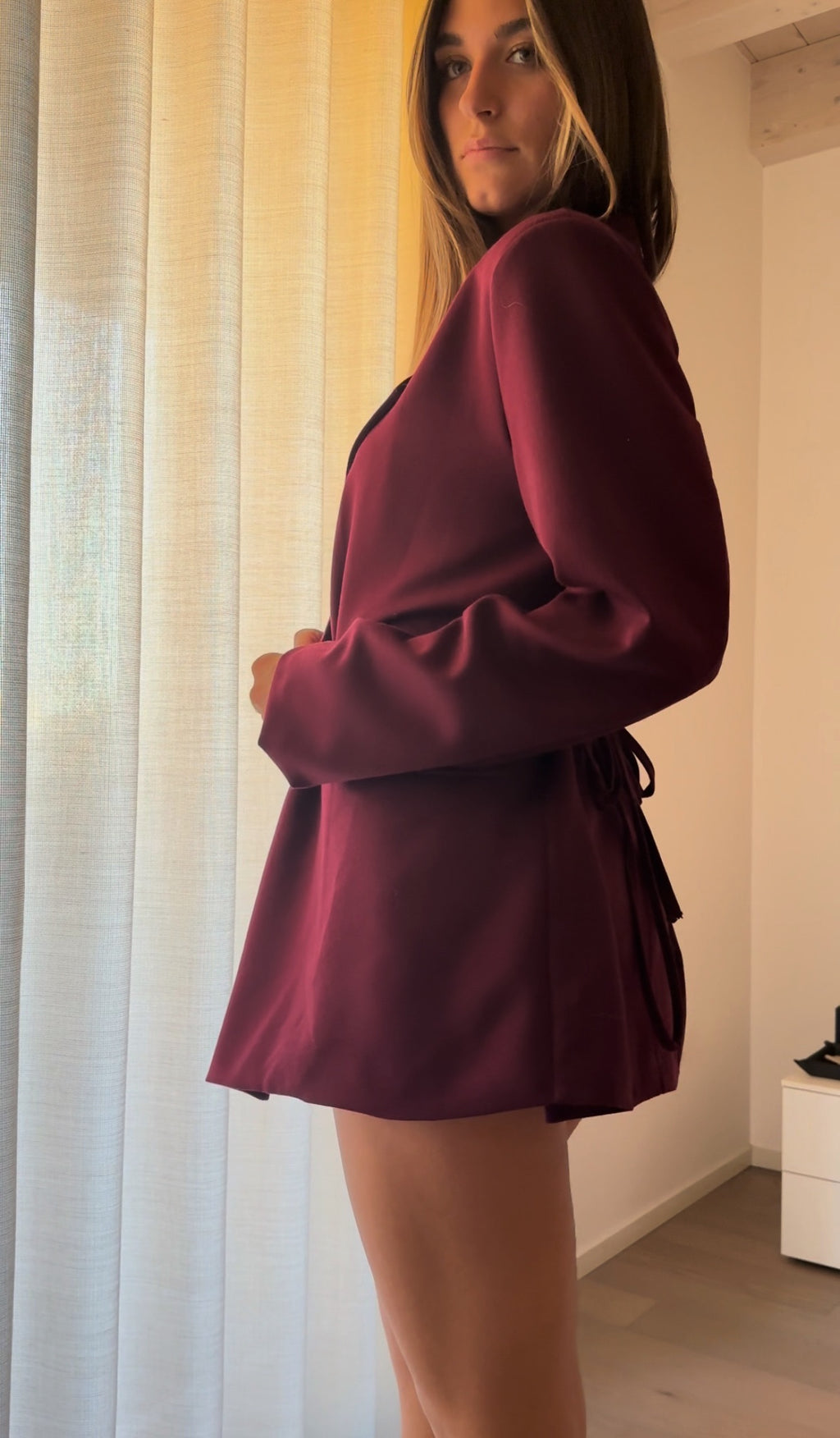 Giacca Blazer-Abito con cinturino