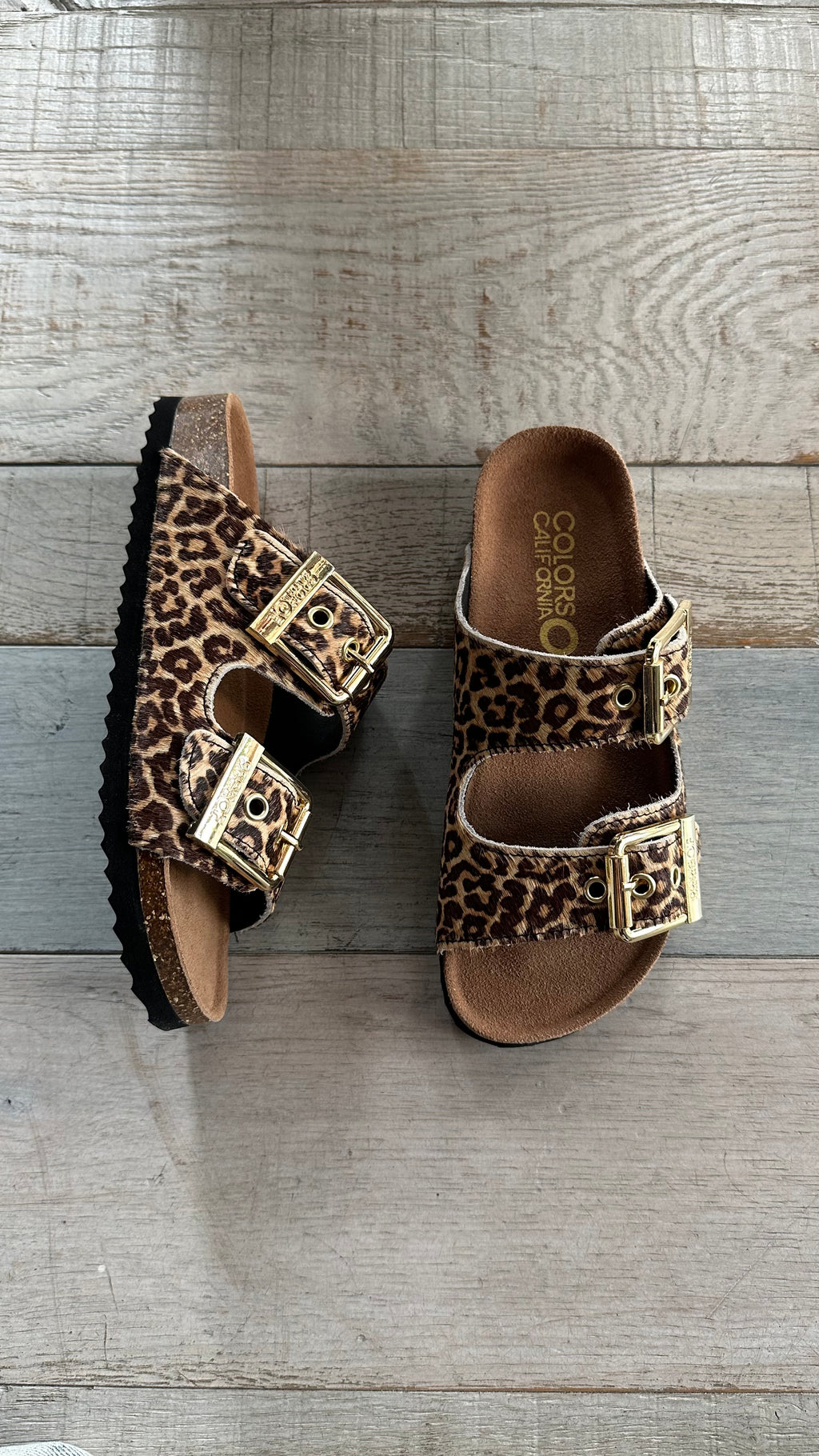 Sandalo in Cavallino Leopardato