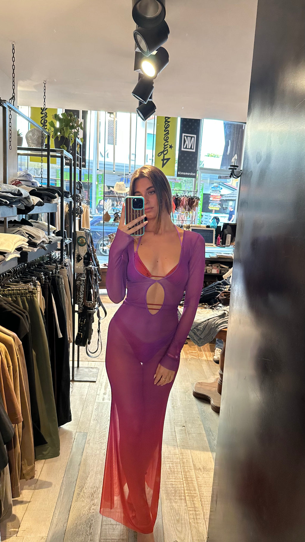 Second Skin Violet Dress