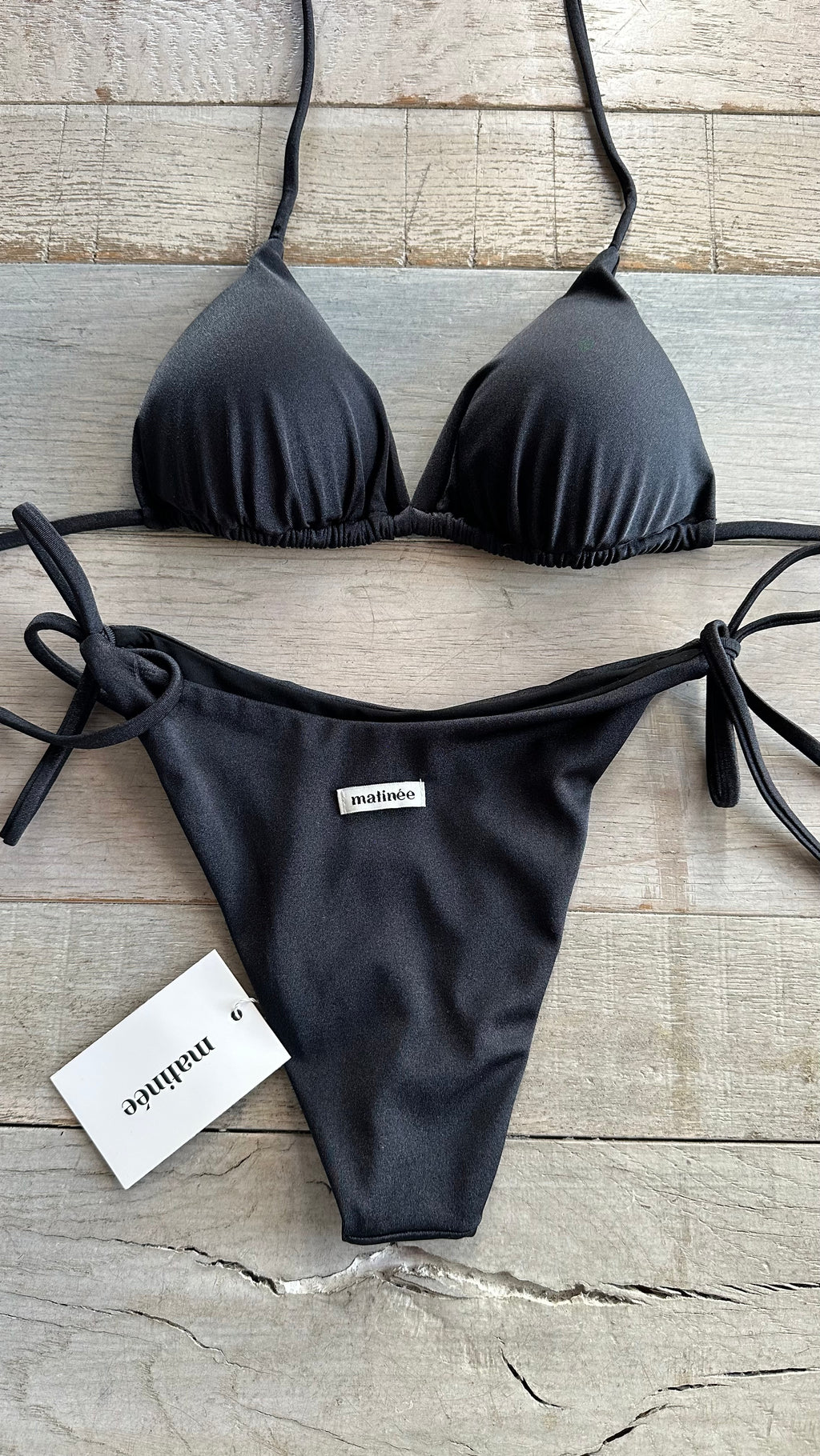 Triangolo in lycra Lucida Nero