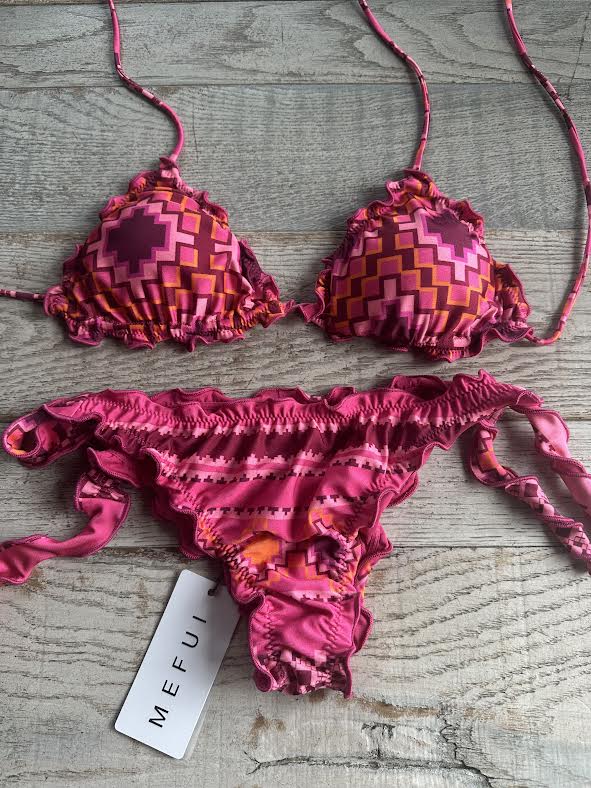 Triangolo Frou Frou Guarda Pampa Fucsia