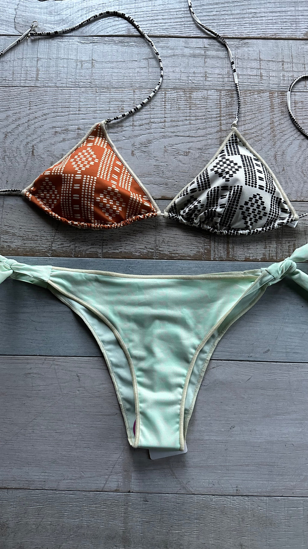 Triangolo in Lycra Azteco tricolor