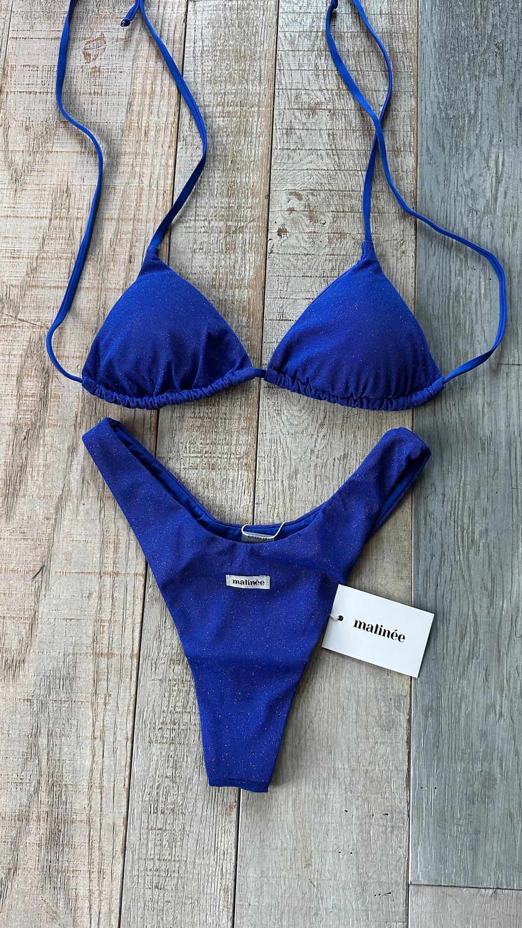 Triangolo Mina Toulle Blu