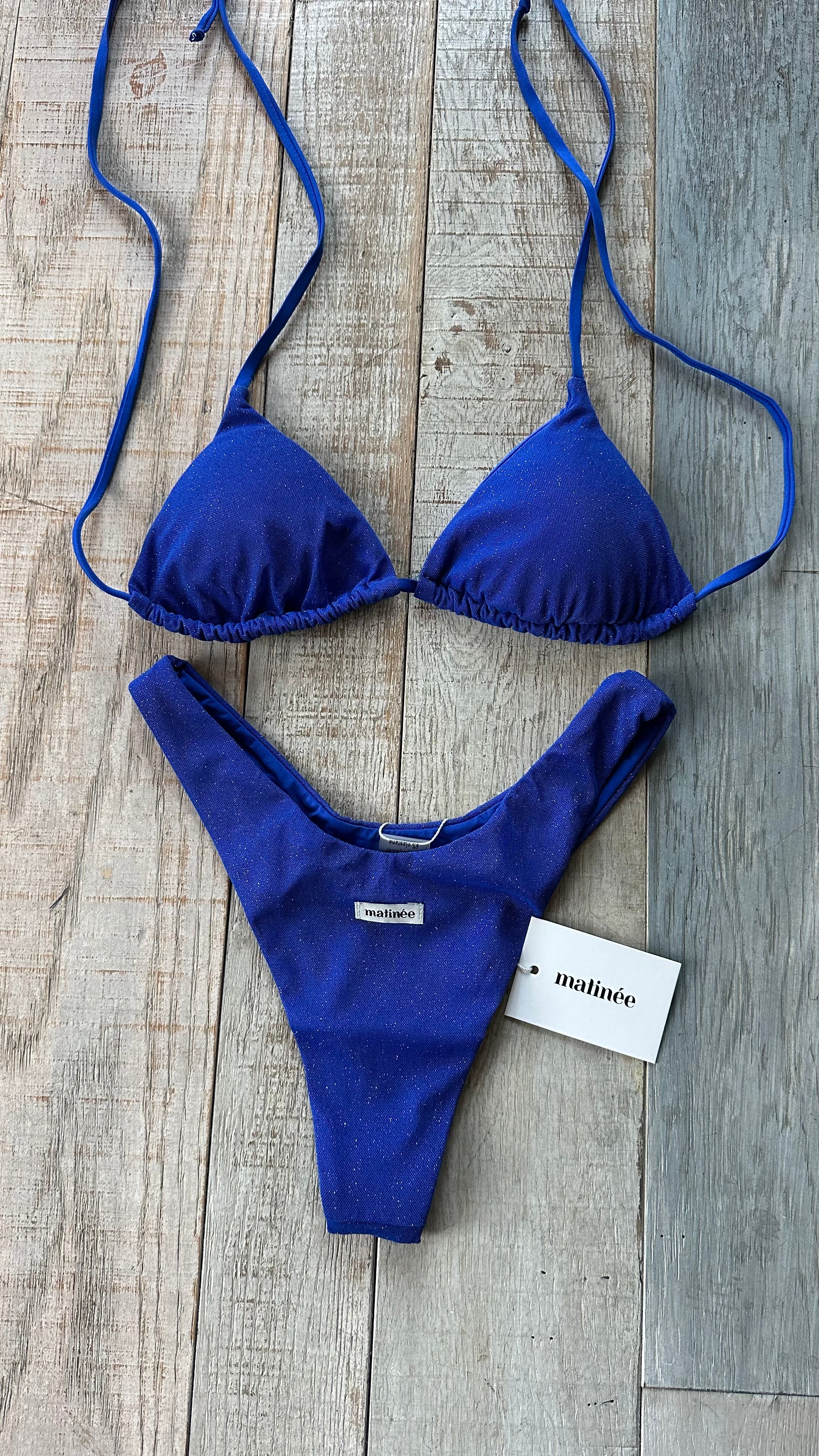 Triangolo Mina Toulle Blu