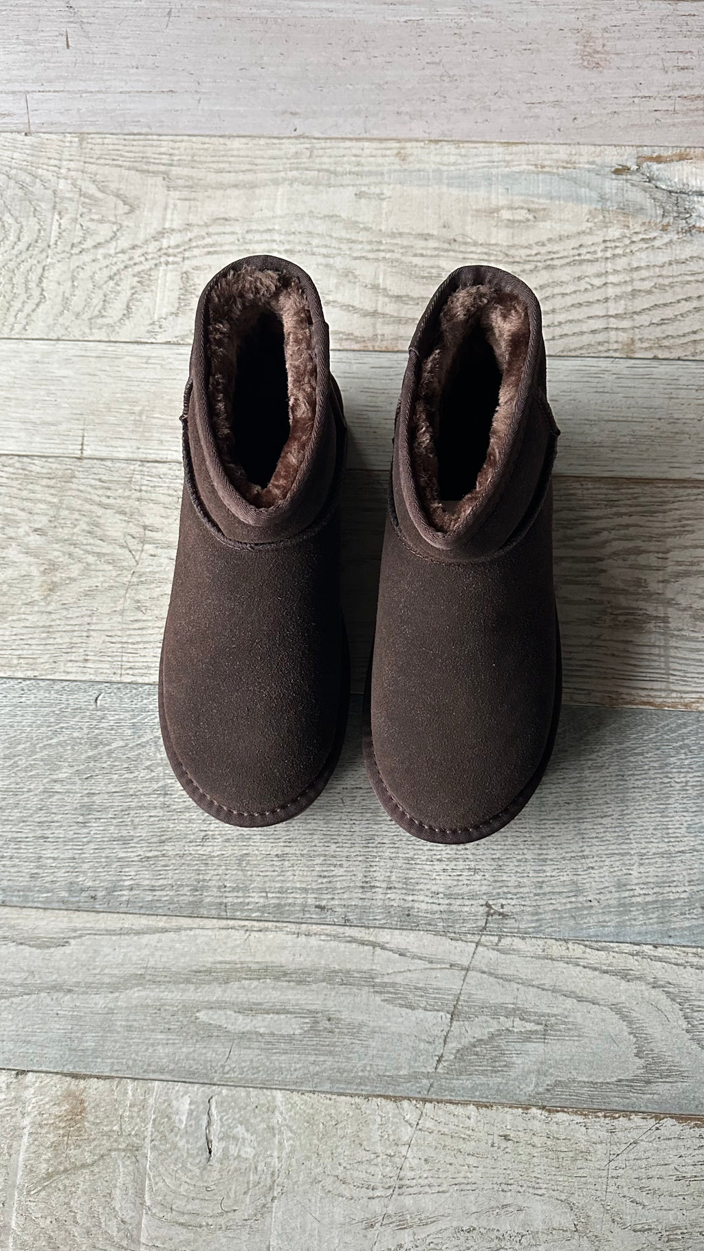 Stivaletto Scamosciato Platform Testa di Moro