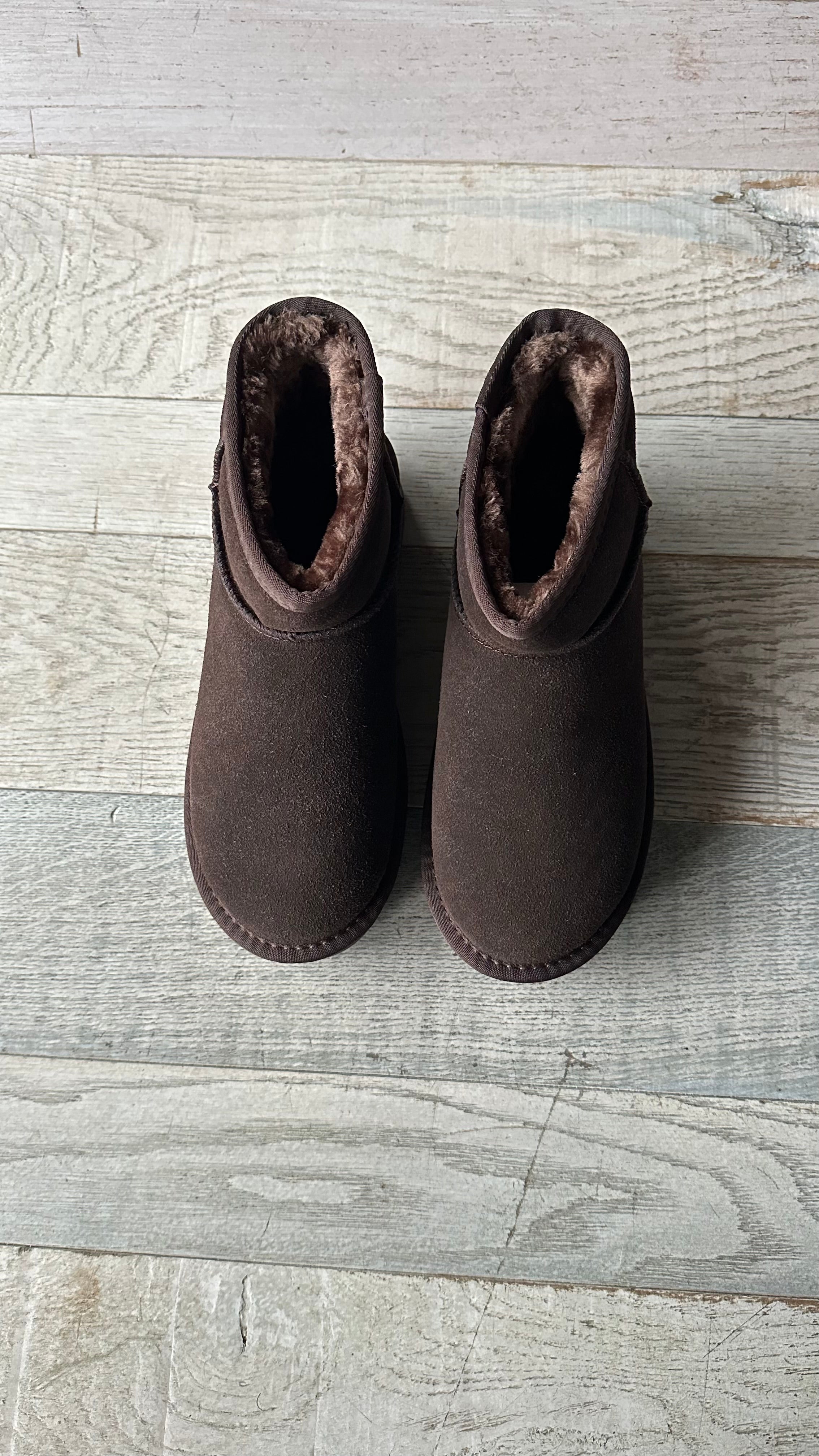 Stivaletto Scamosciato Platform Testa di Moro