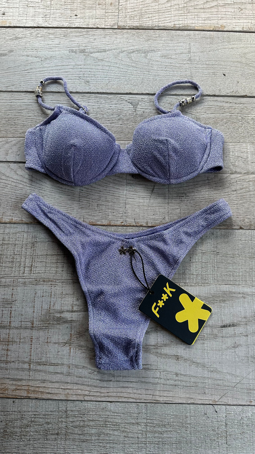 Balconcino in Lurex Lilla