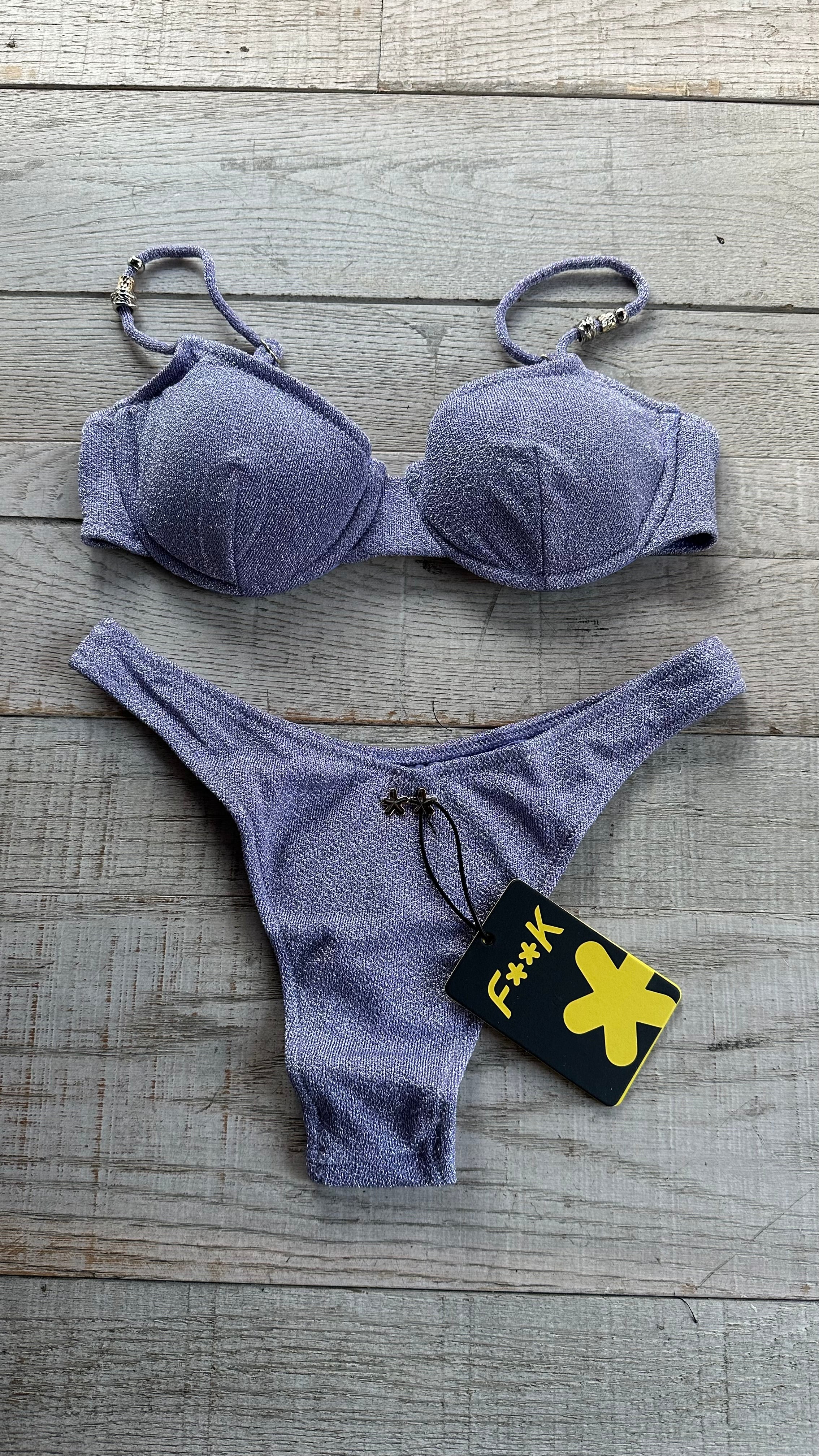 Balconcino in Lurex Lilla