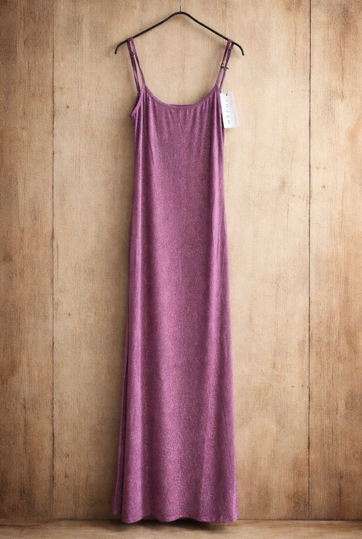 Abito MEFUI Lurex Viola Prugna