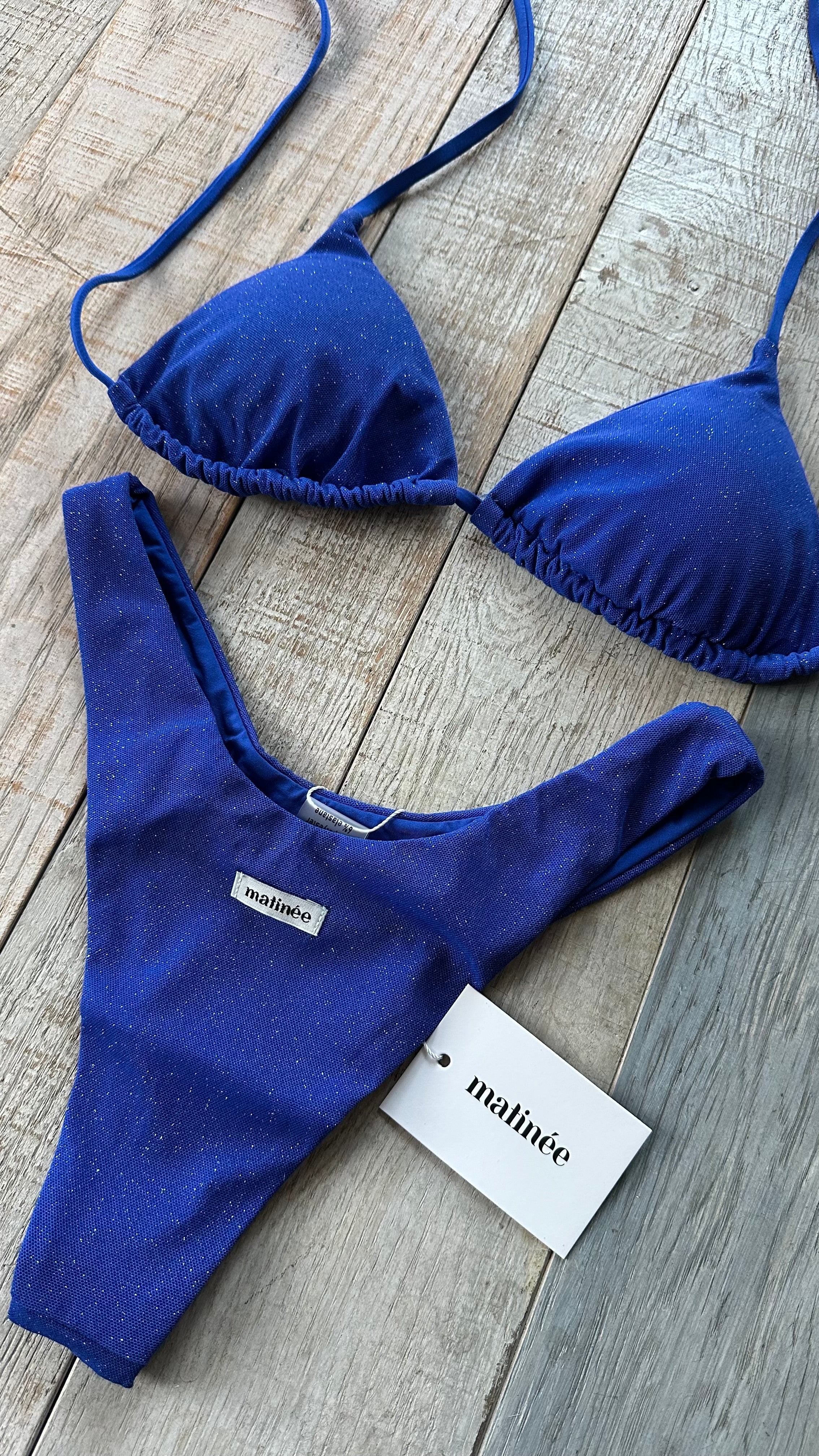 Triangolo Mina Toulle Blu