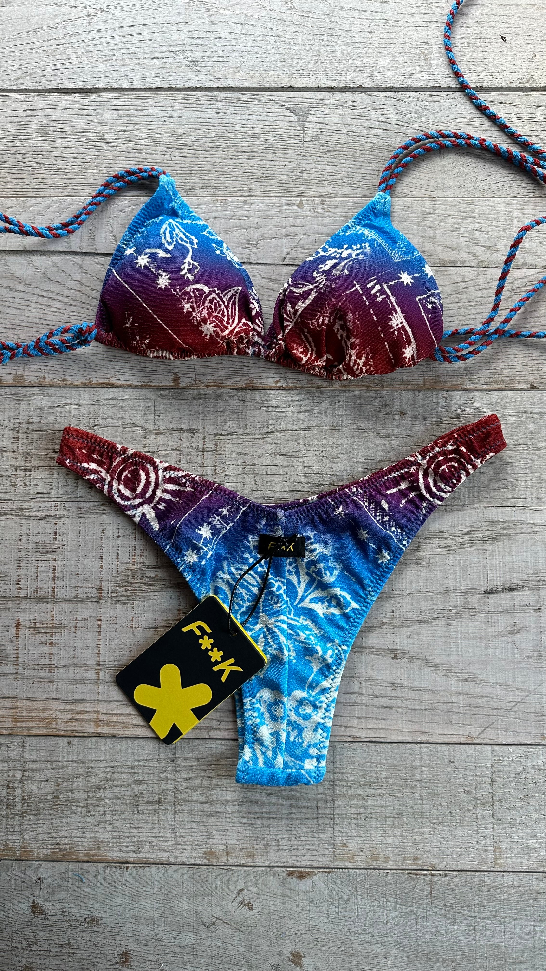 Triangolo Bandana Blu e Rosso