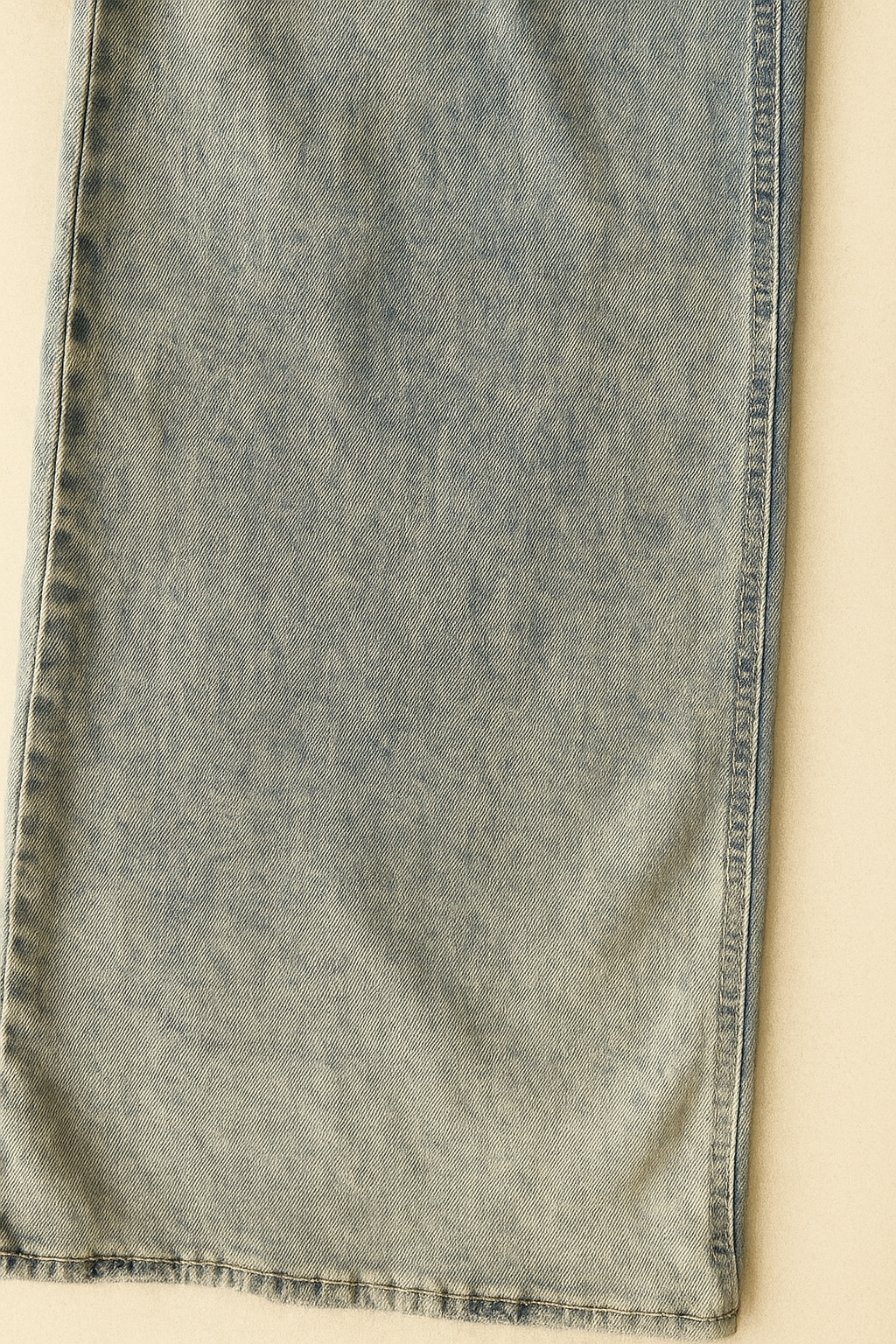 Jeans Baggy vita media lavaggio chiaro