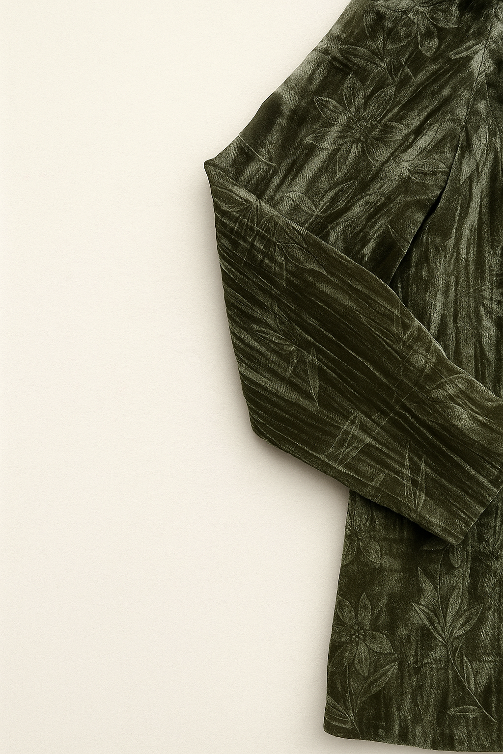 Giacca Blazer velluto Floreale