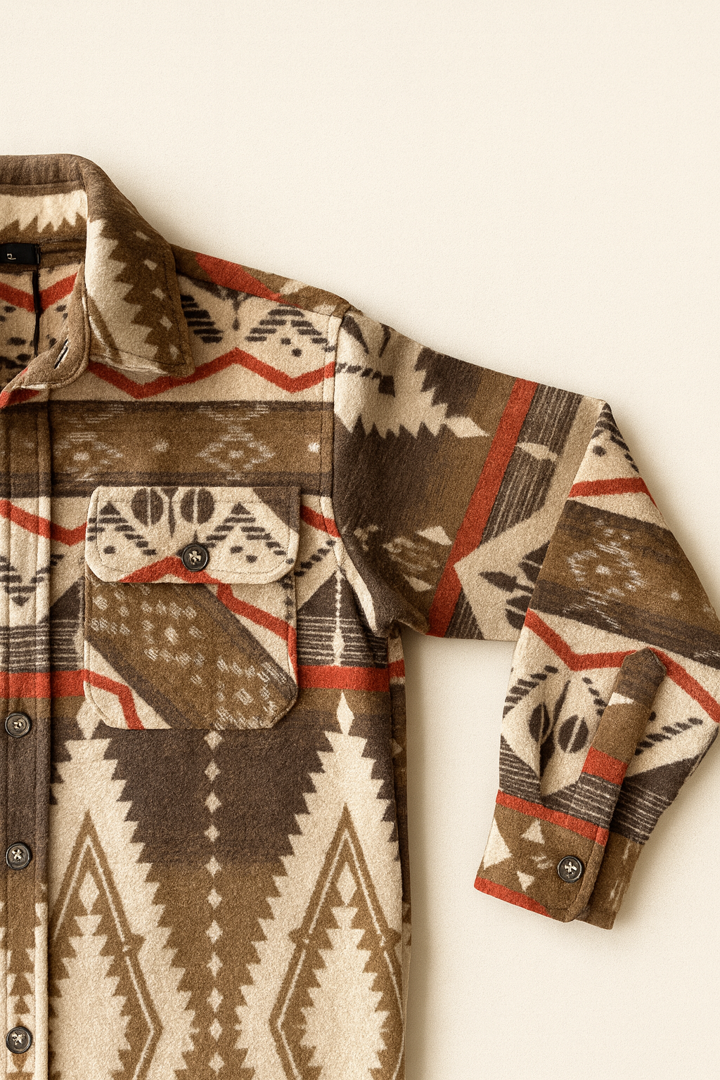 Giacca Azteca Marrone