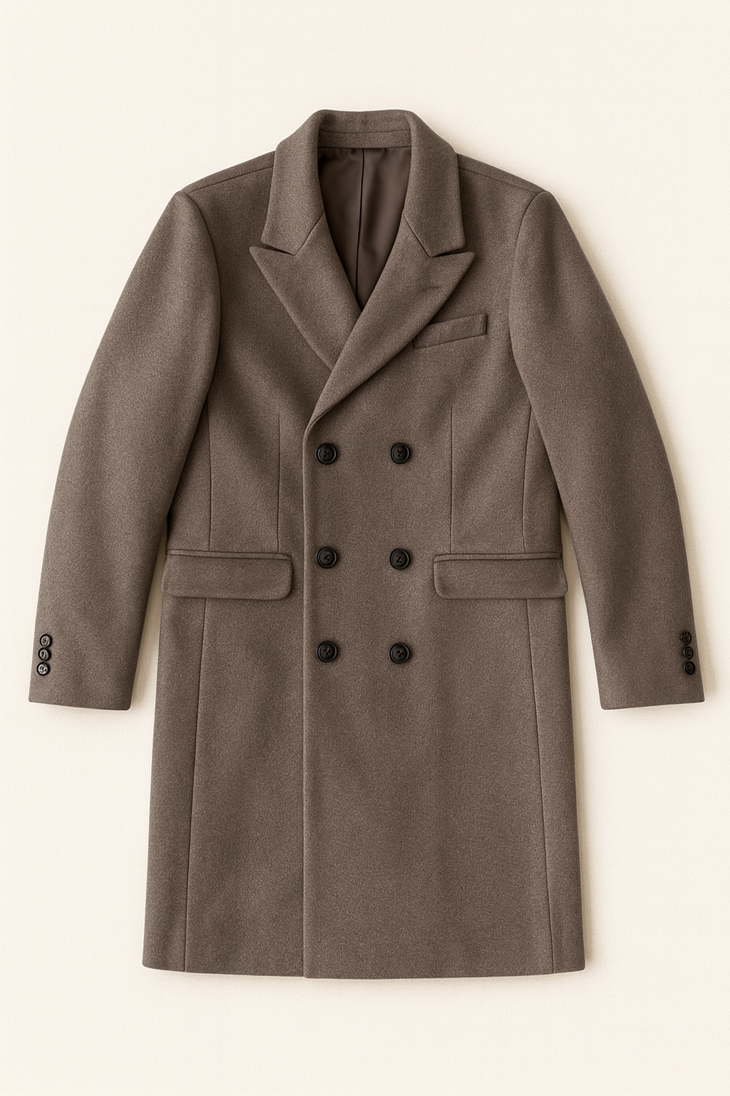 Cappotto Doppio petto Marrone Imperial