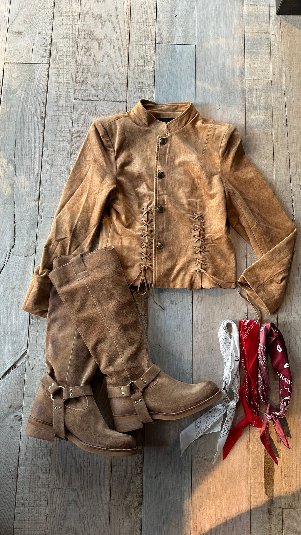 Giacca in Suede Scamosciata « Sienne »
