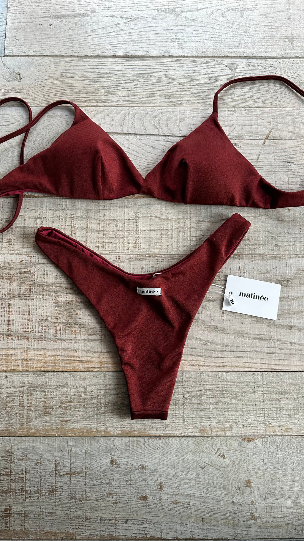 Bikini Top Tina Rosso Vino