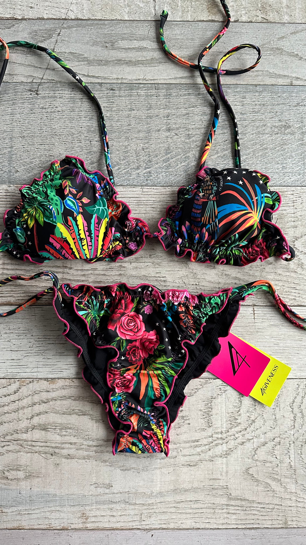 Bikini Triangolo Sbambolato Frou Frou Maya