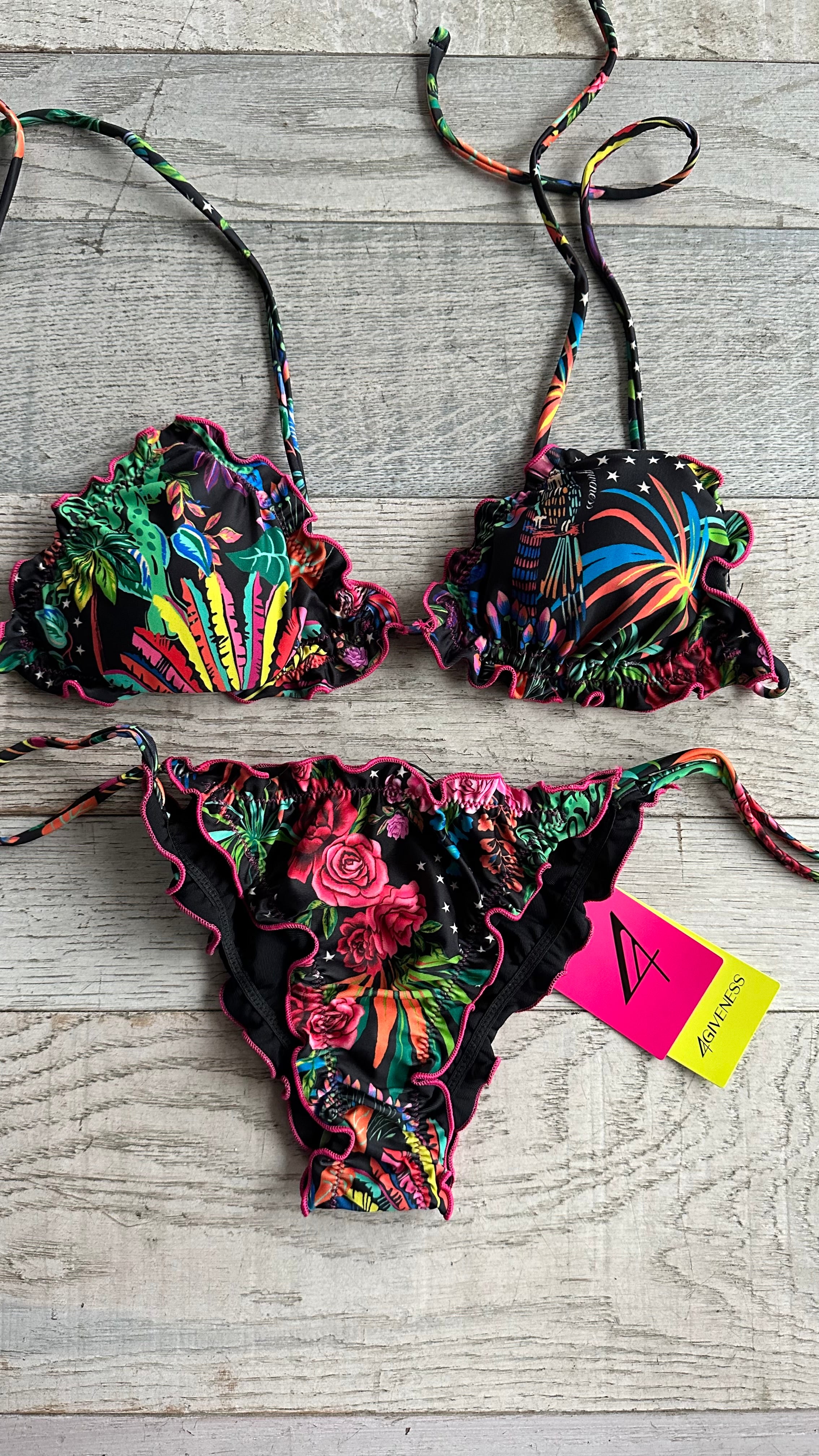 Bikini Triangolo Sbambolato Frou Frou Maya