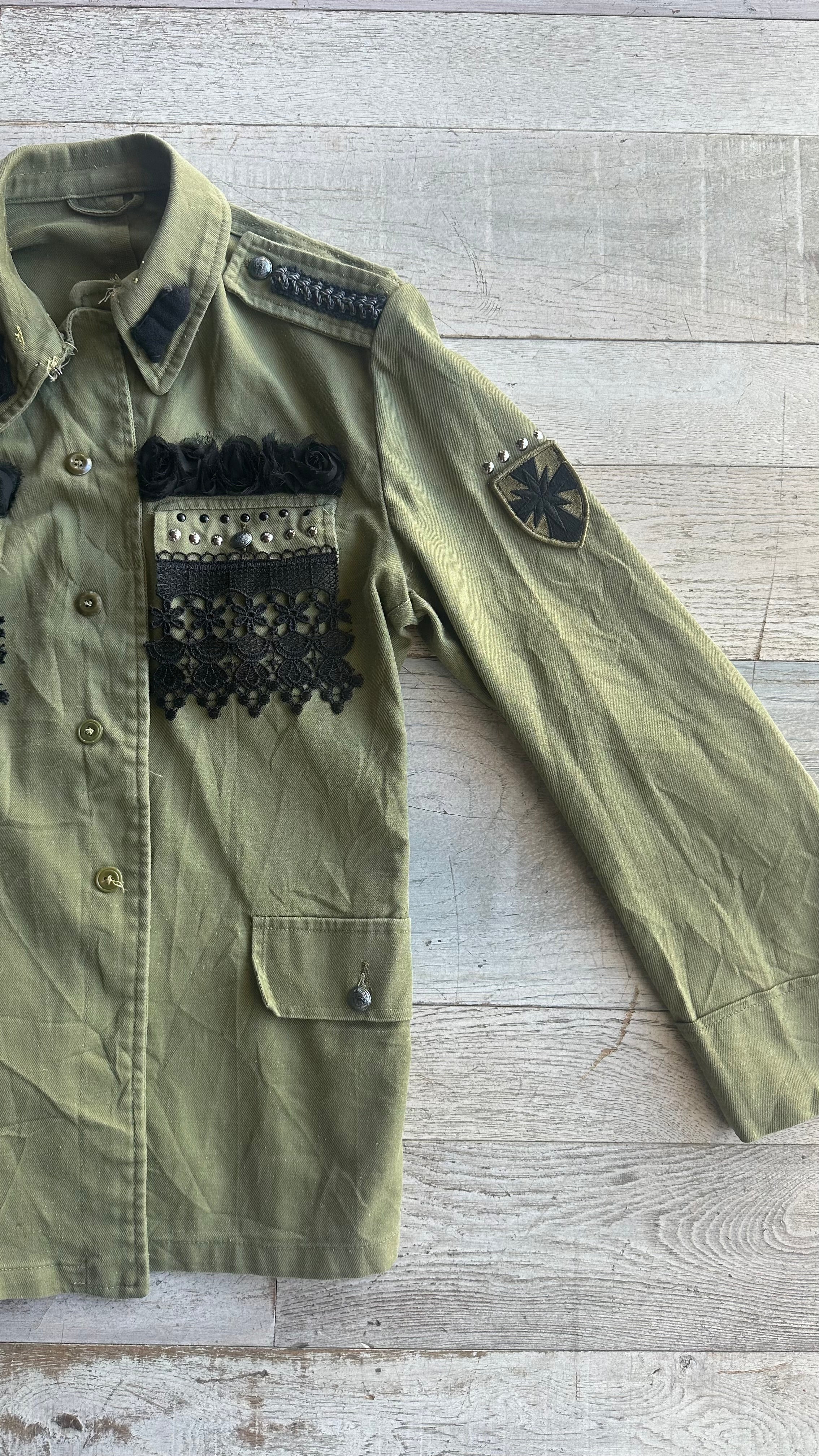 Giacca Militare ‘’Black Cross’’