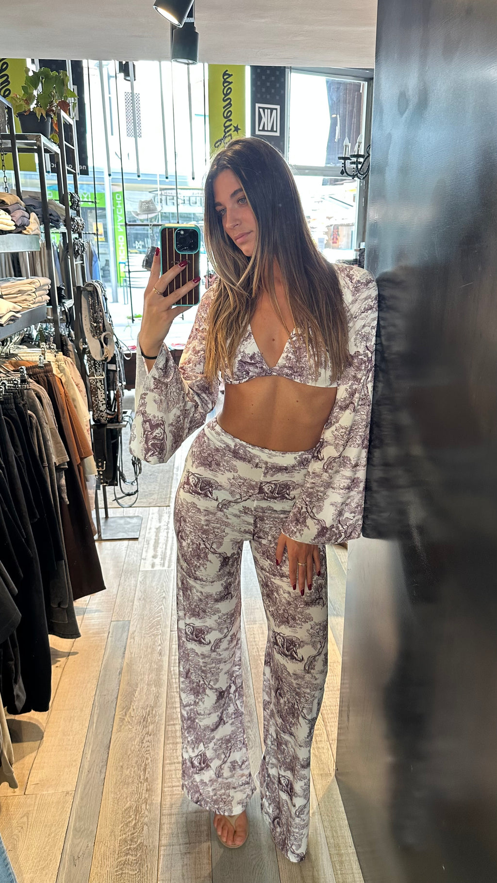 Completo Tuta Toile de Lune-Prugna
