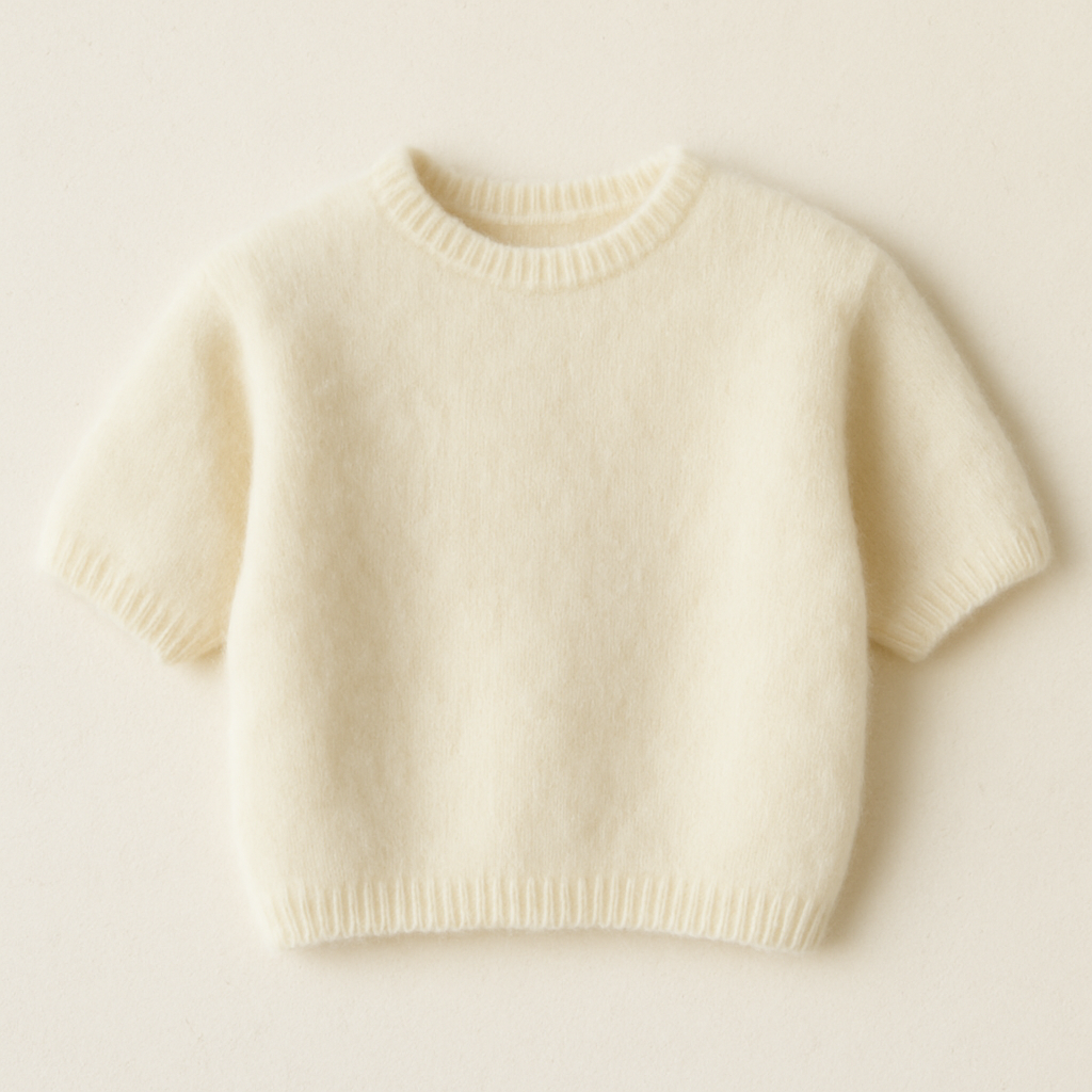 Maglione in Mohair e Lana