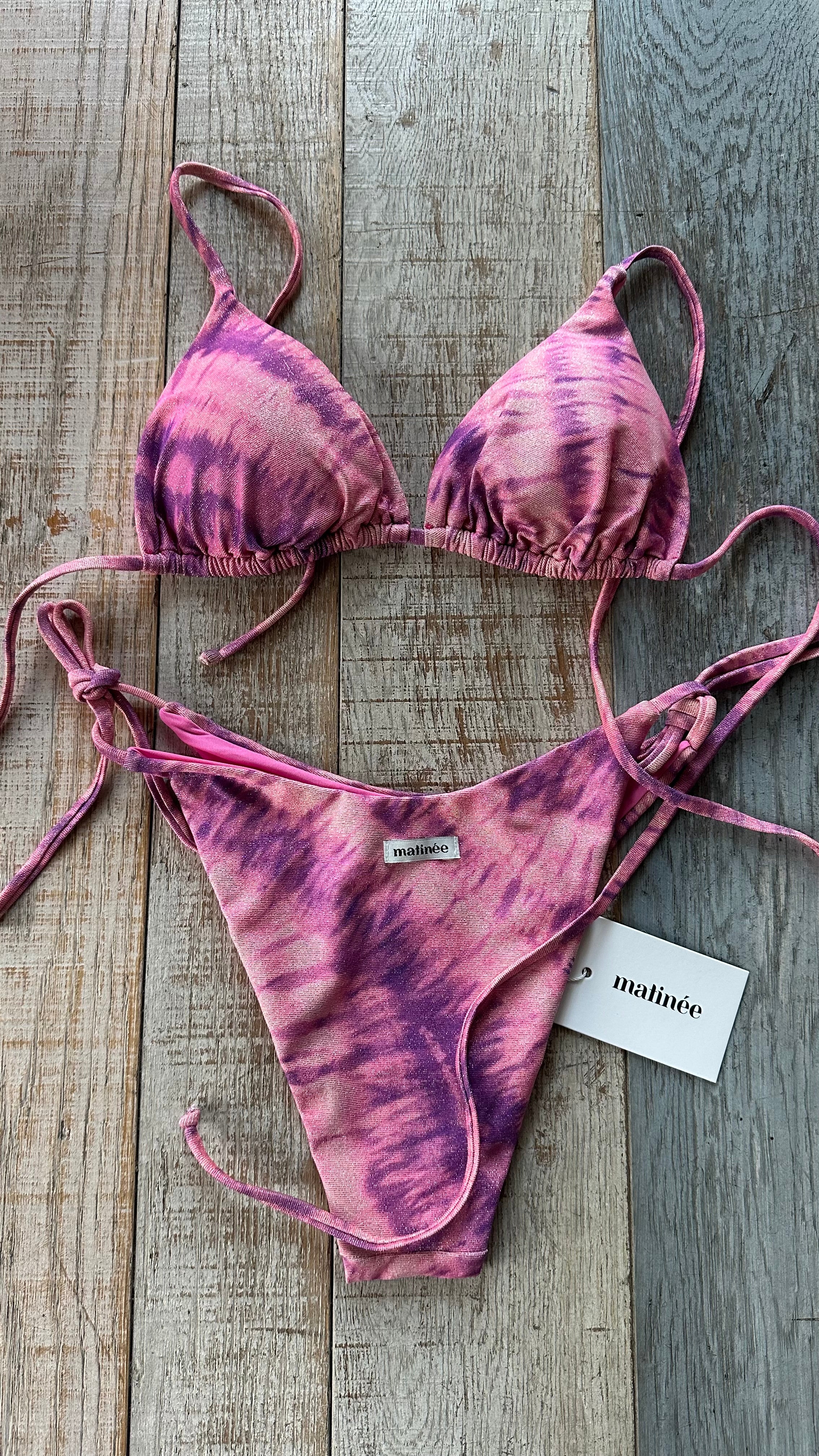 Triangolo Kate Tye Dye Rosa