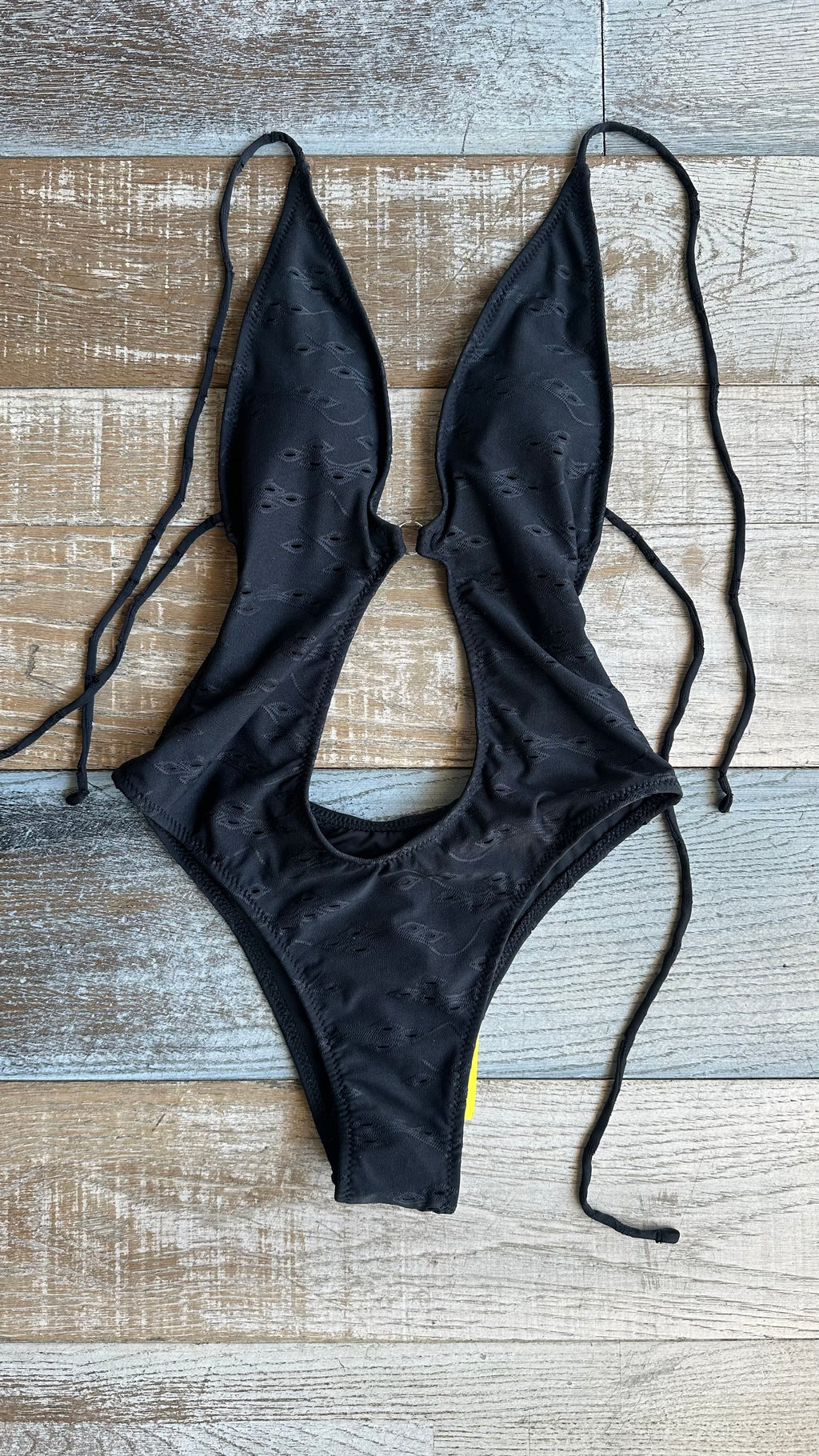 Intero Monokini Sangallo Nero
