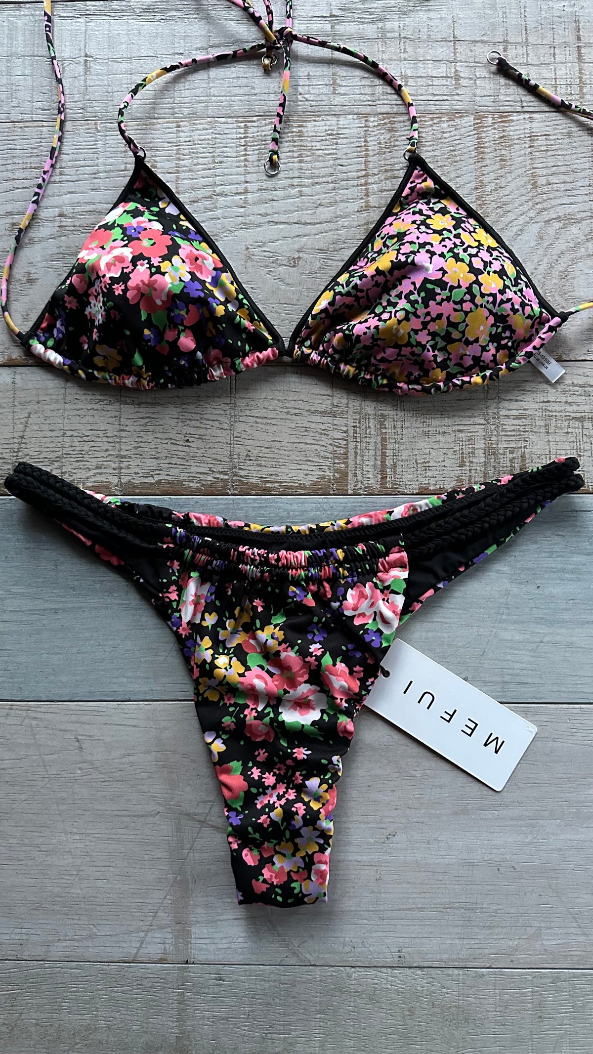 Triangolo Floreale Slip Americano Fisso/Tendina