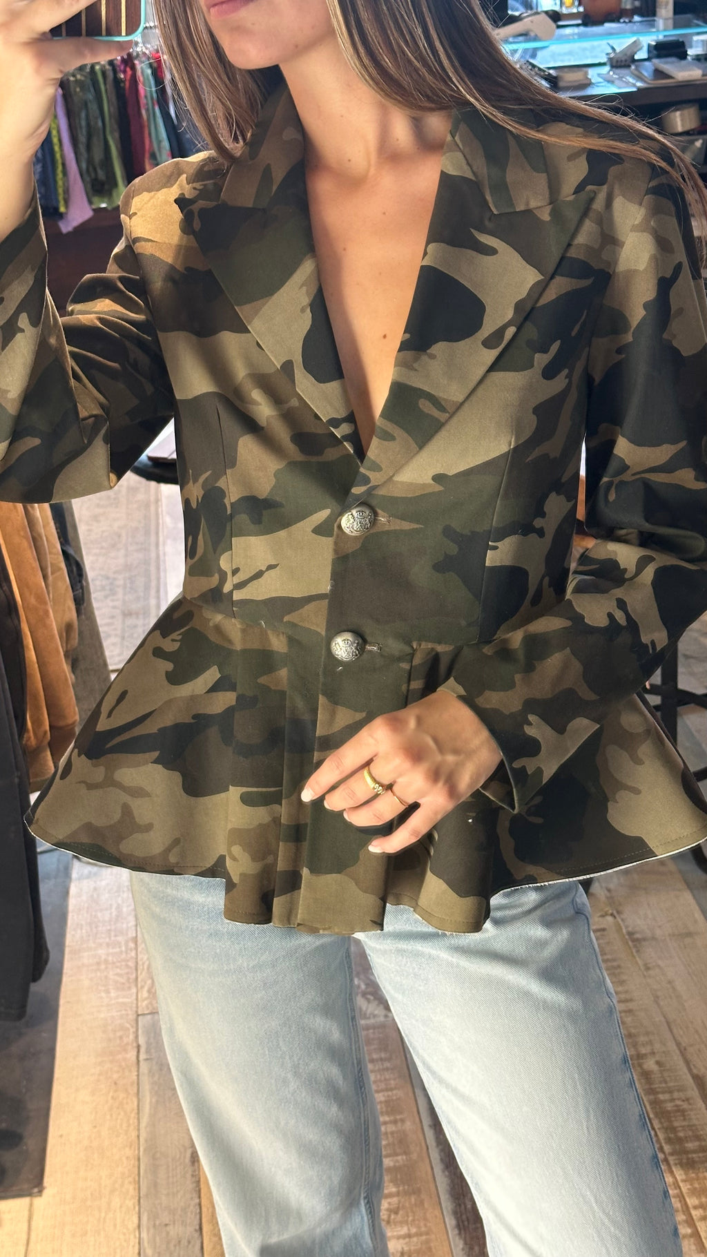 Blazer Mimetico con Fondo a Balza – Militia