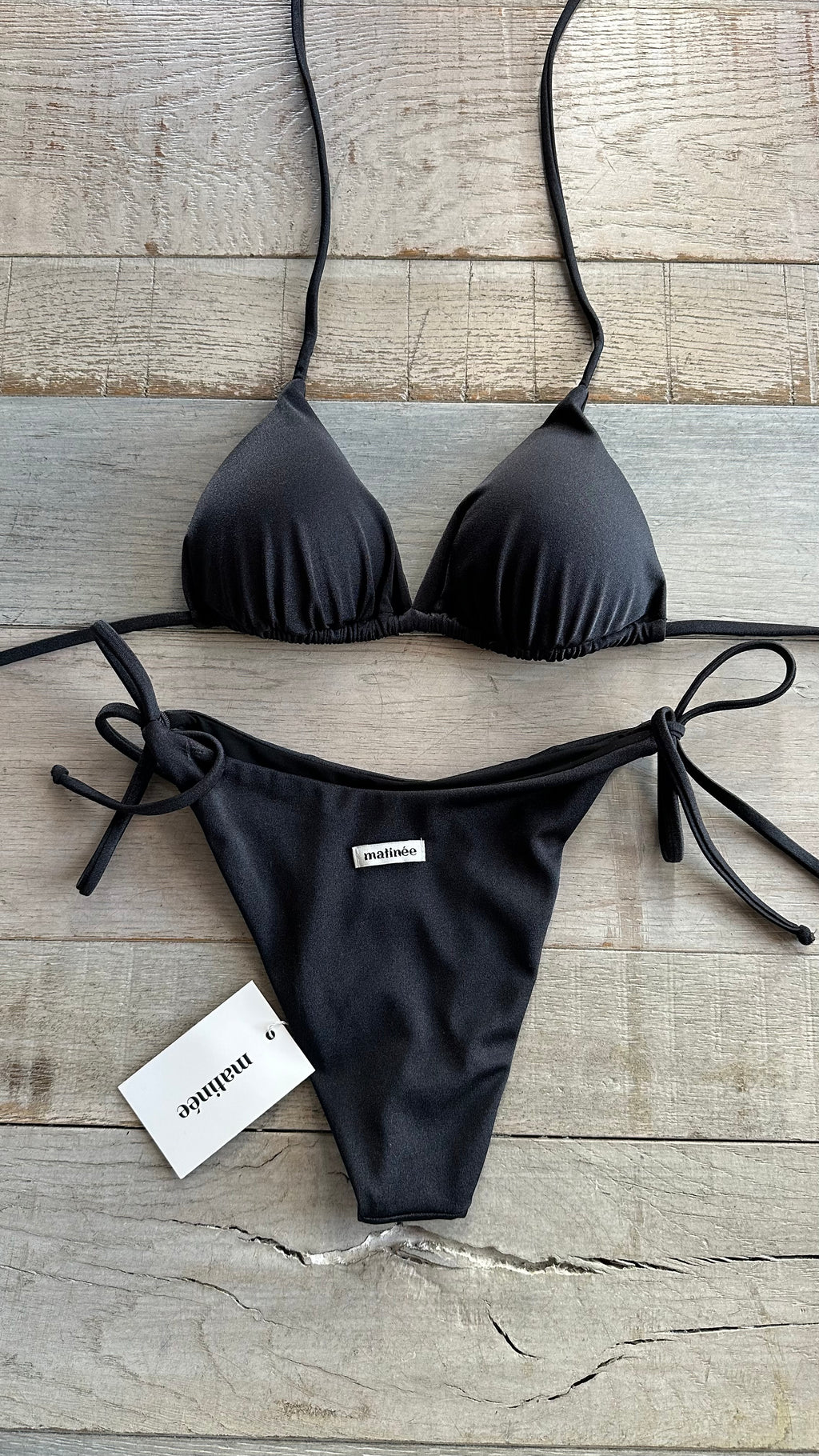 Triangolo in lycra Lucida Nero