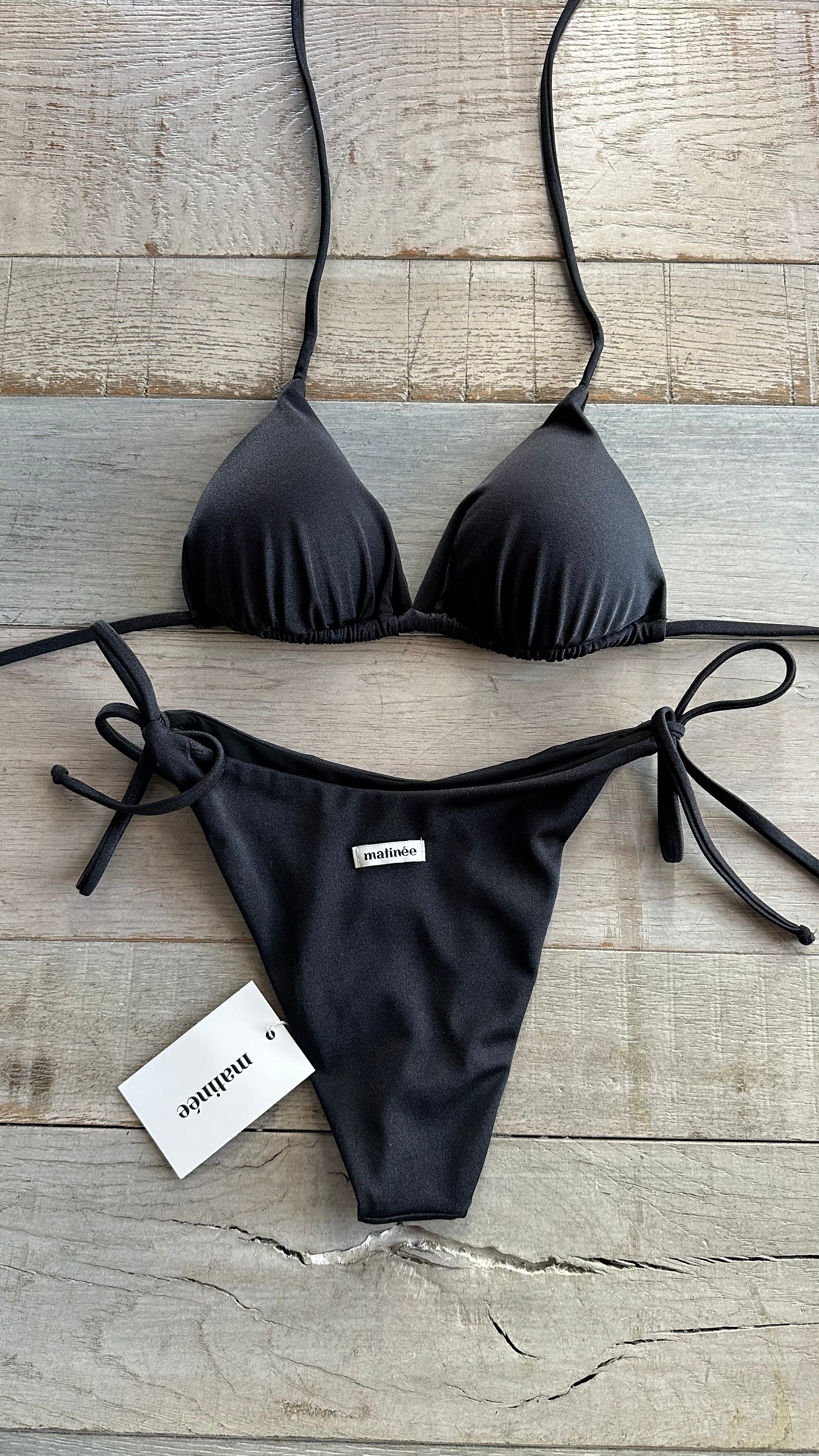 Triangolo in lycra Lucida Nero