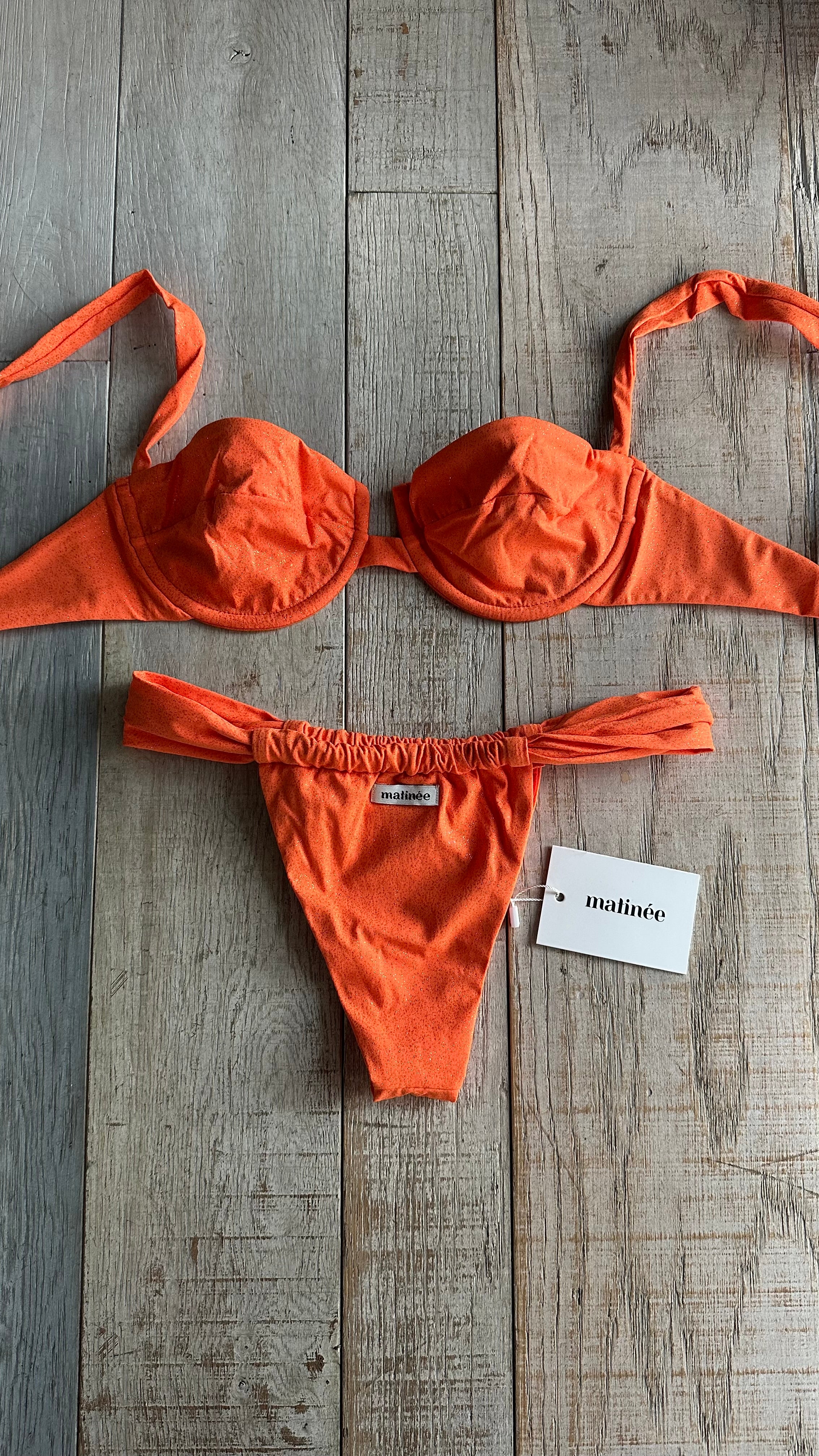 Bikini Balconcino Adele Krystall Arancione