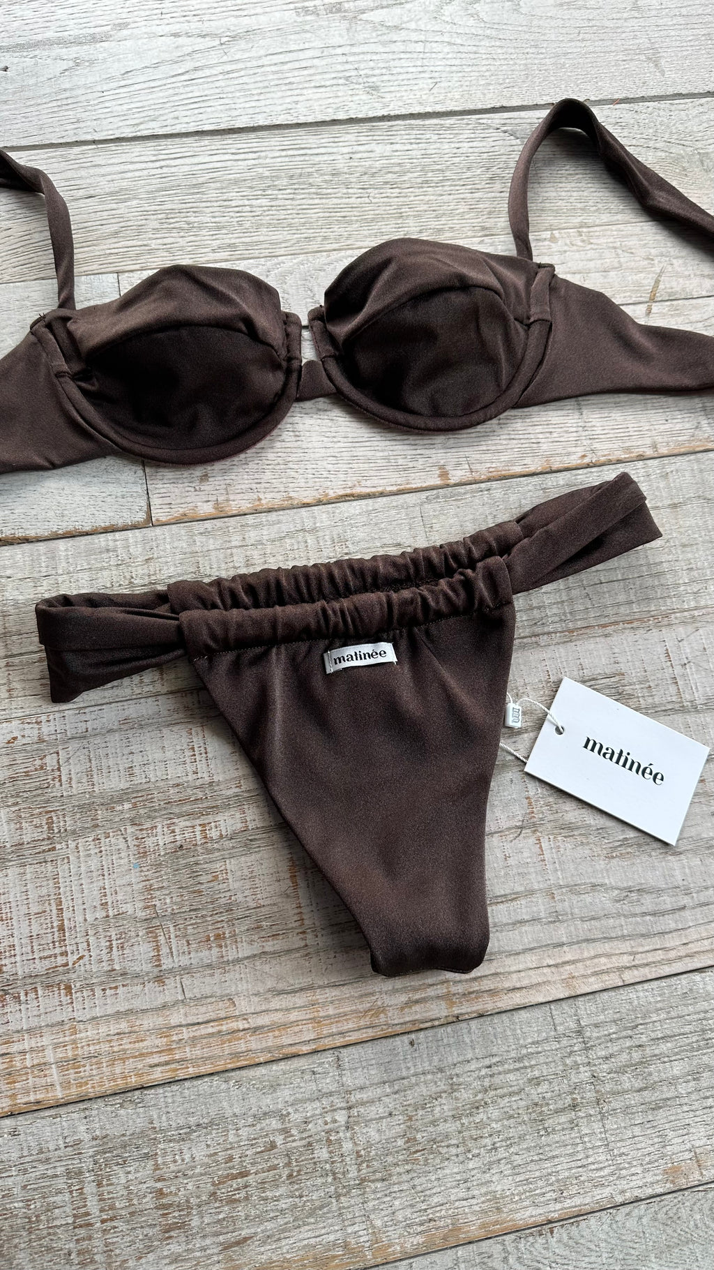 Balconcino Adele in lycra Lucida Marrone